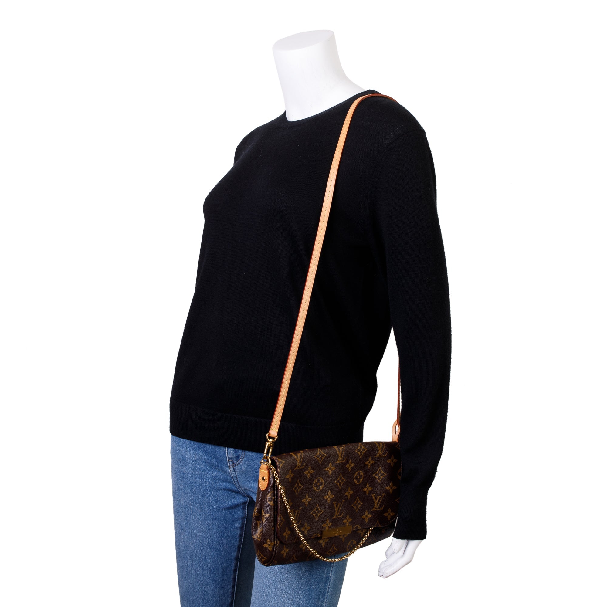 Louis Vuitton Monogram Favorite MM w/ Strap