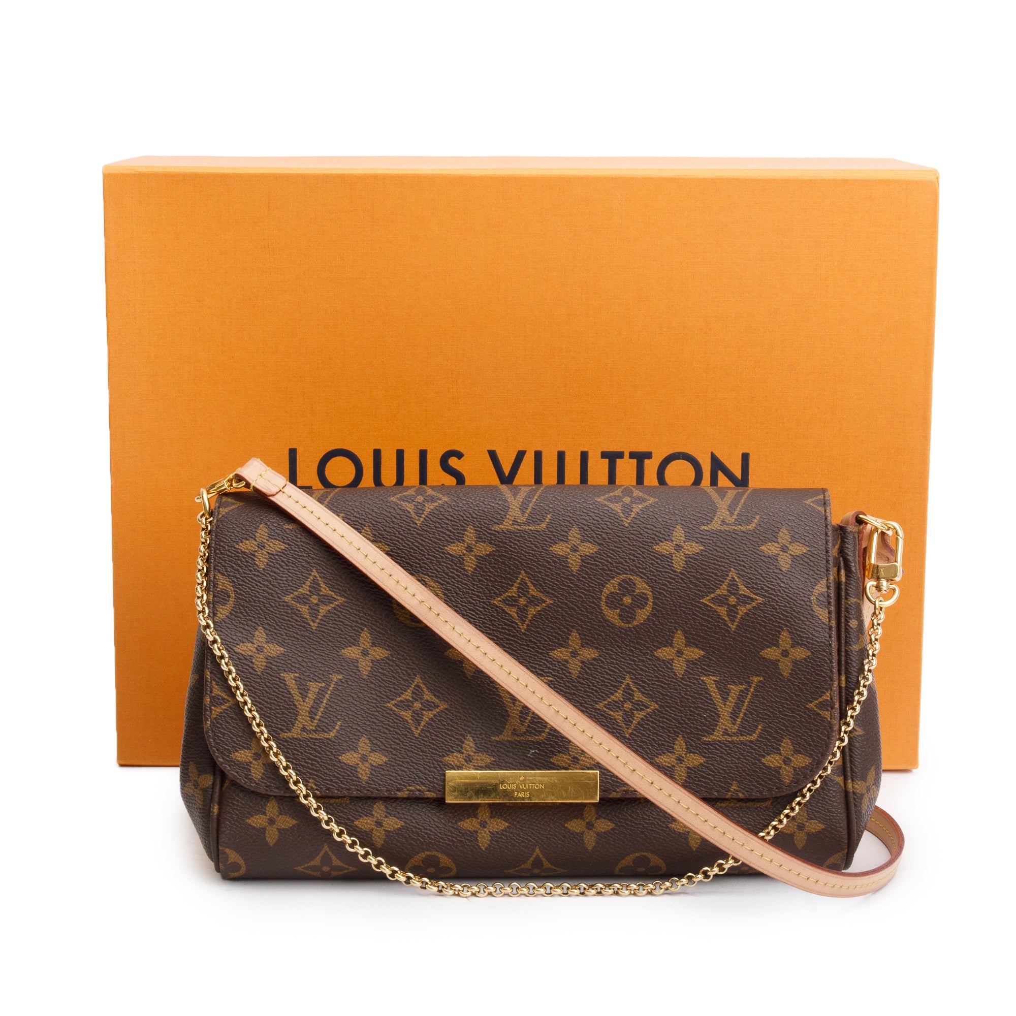 Louis Vuitton Monogram Favorite MM w/ Strap & Box