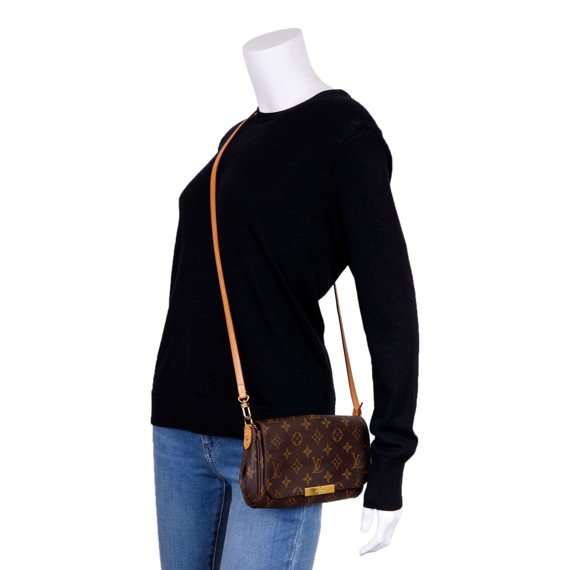 Louis Vuitton Monogram Favorite PM with Strap w/ Box