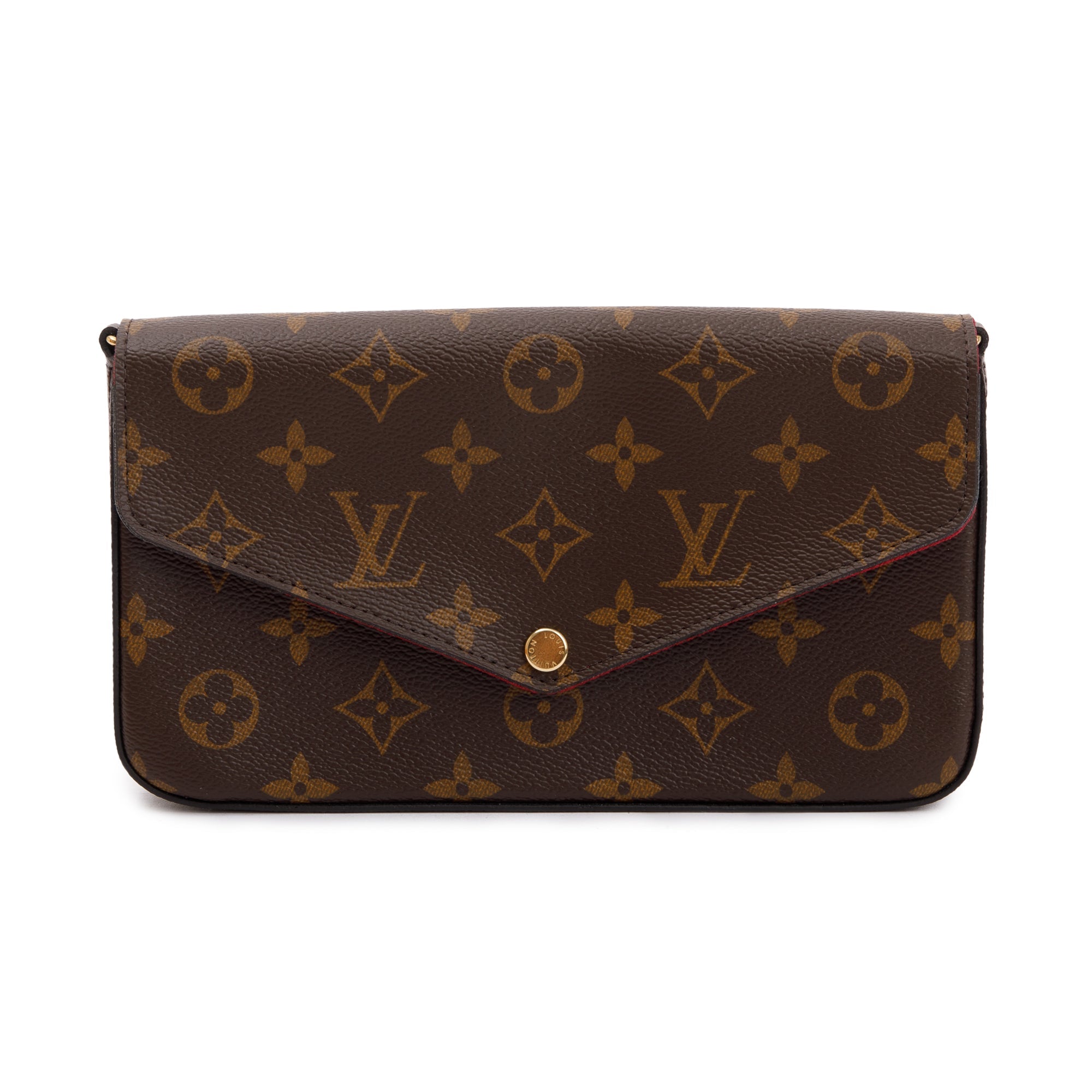 Louis Vuitton Monogram Felicie Pochette w/ Inserts, Box & Receipt