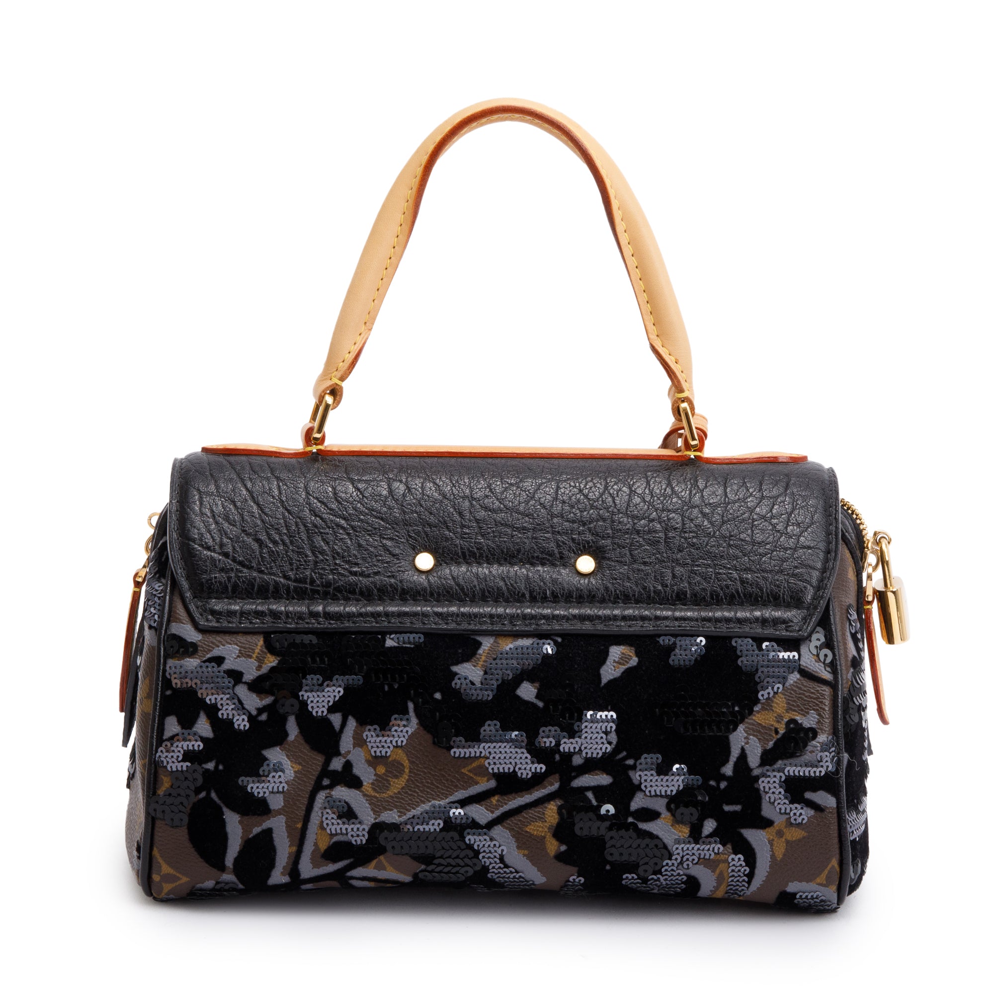 Louis Vuitton Monogram Fleur De Jais Carrousel Handle Bag