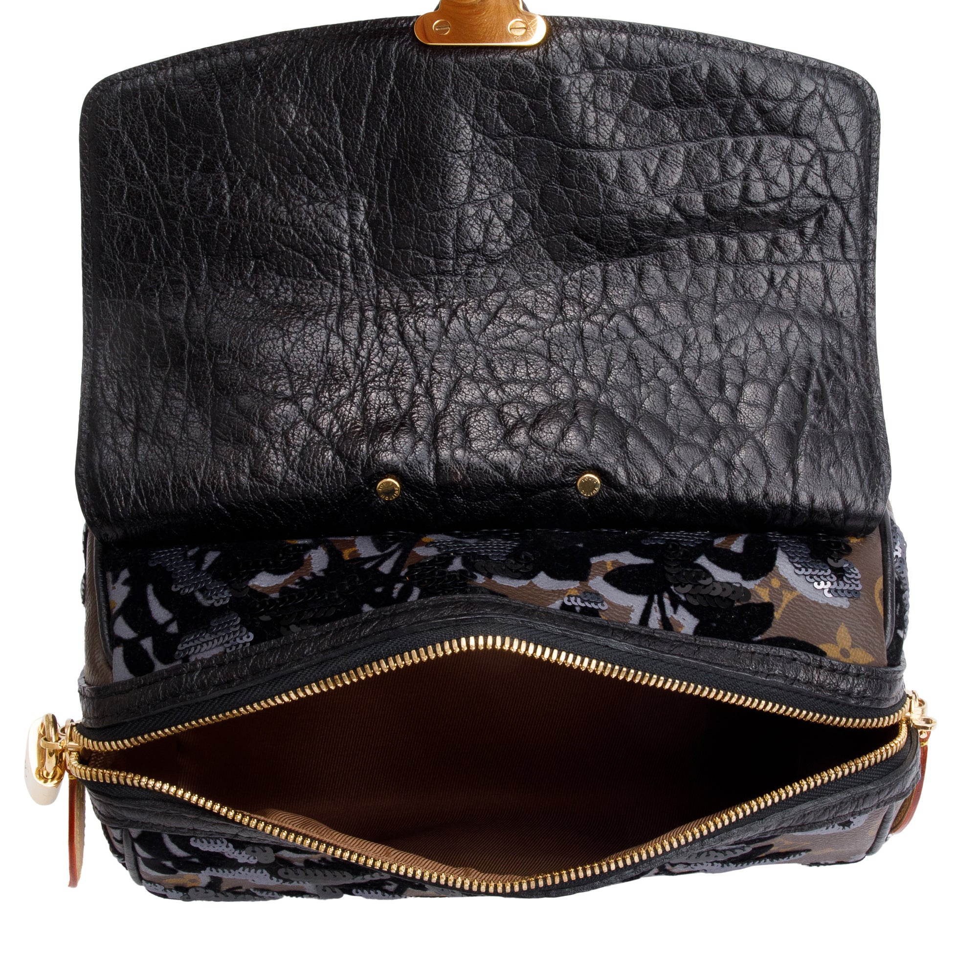 Louis Vuitton Monogram Fleur De Jais Carrousel Handle Bag