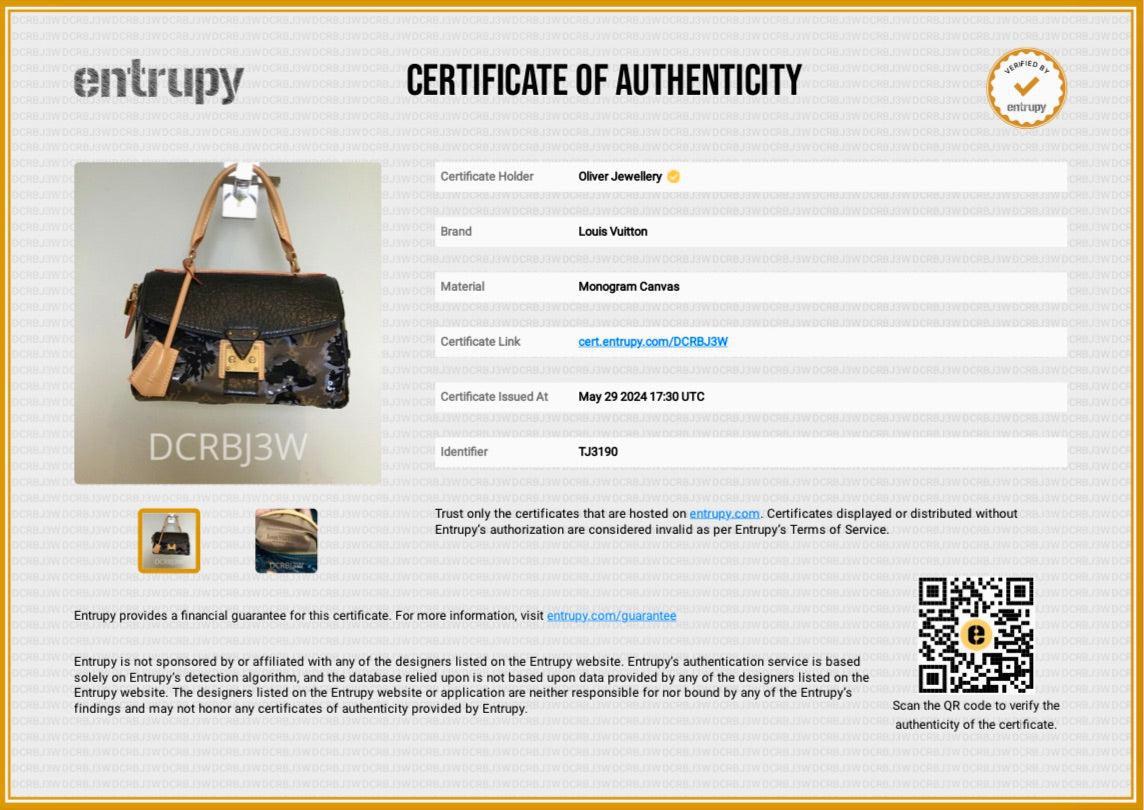 Louis Vuitton Monogram Fleur De Jais Carrousel Handle Bag