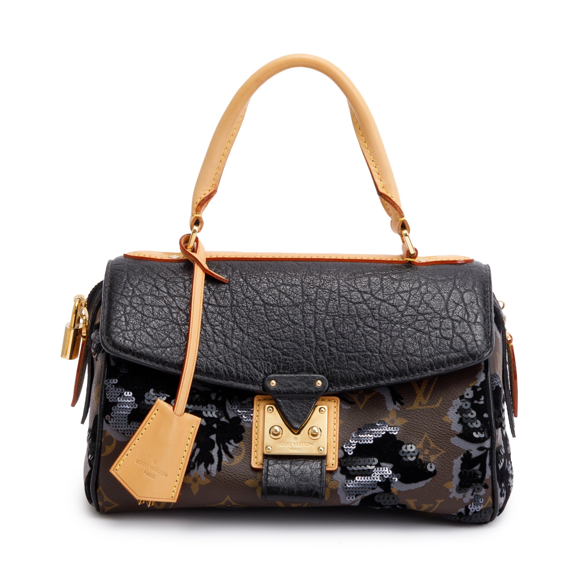 Louis Vuitton Monogram Fleur De Jais Carrousel Handle Bag