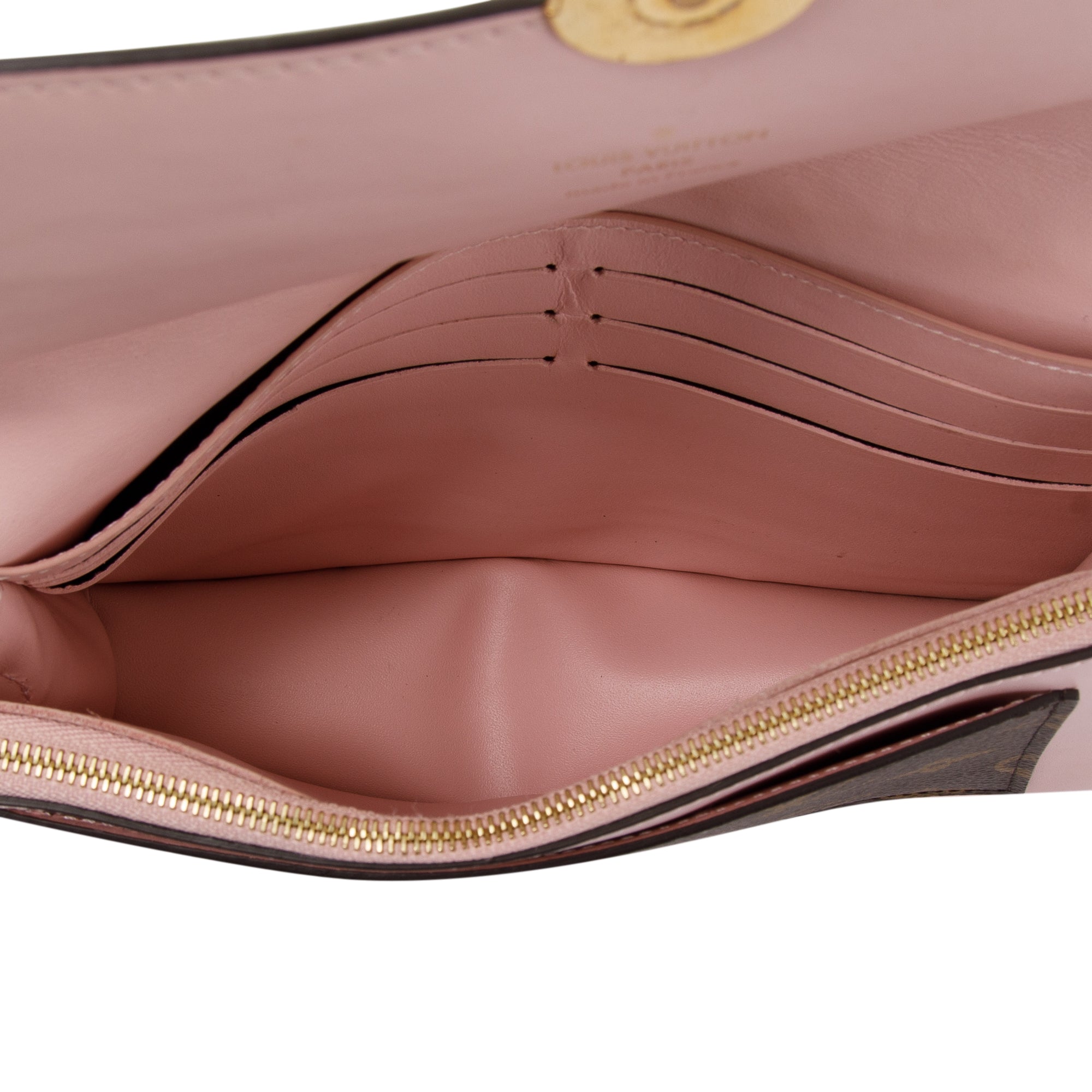 Louis Vuitton Monogram Flore Chain Wallet