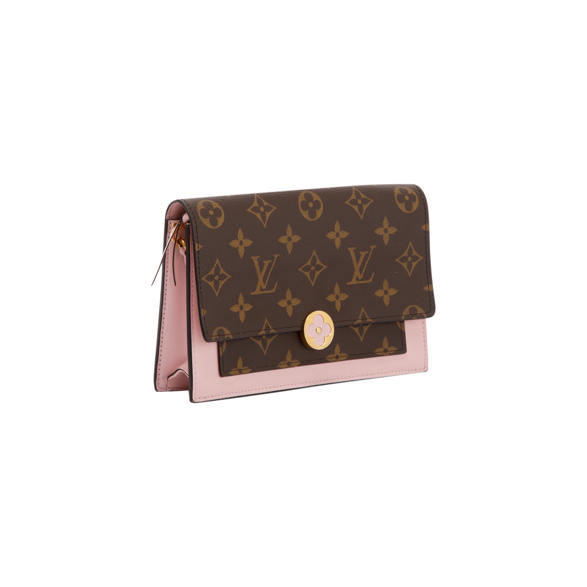 Louis Vuitton Monogram Flore Chain Wallet