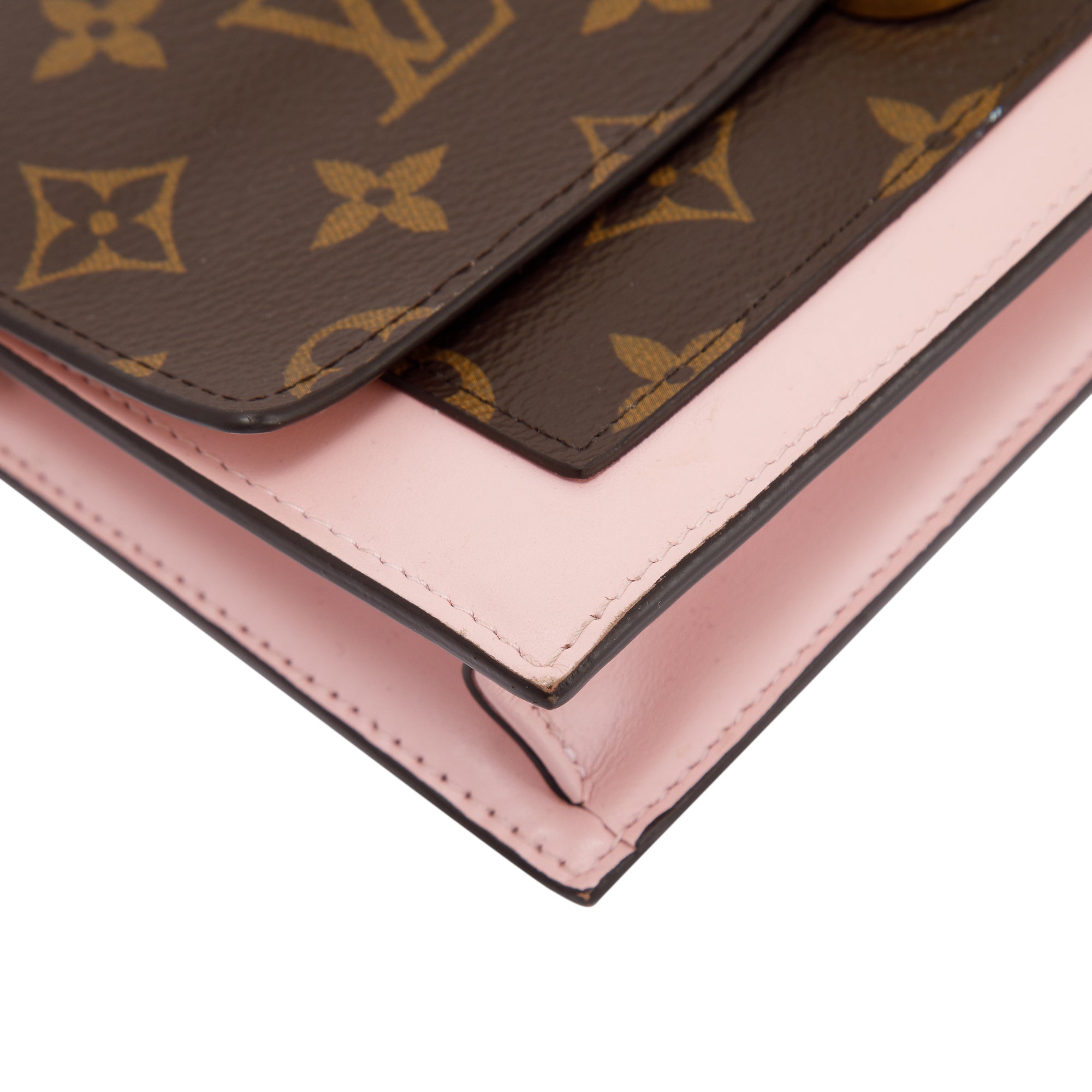 Louis Vuitton Monogram Flore Chain Wallet