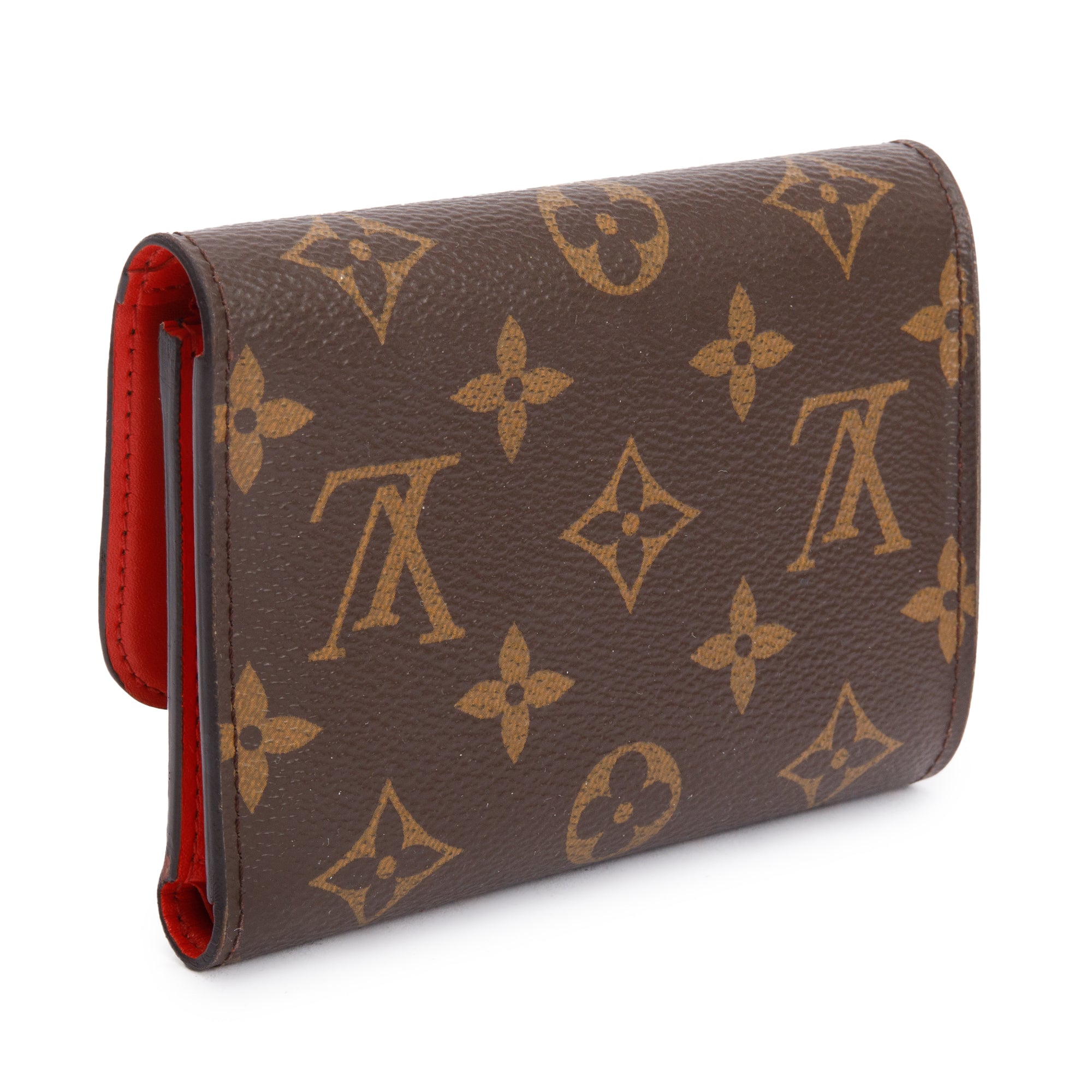 Louis Vuitton Monogram Flower Lock Compact Wallet