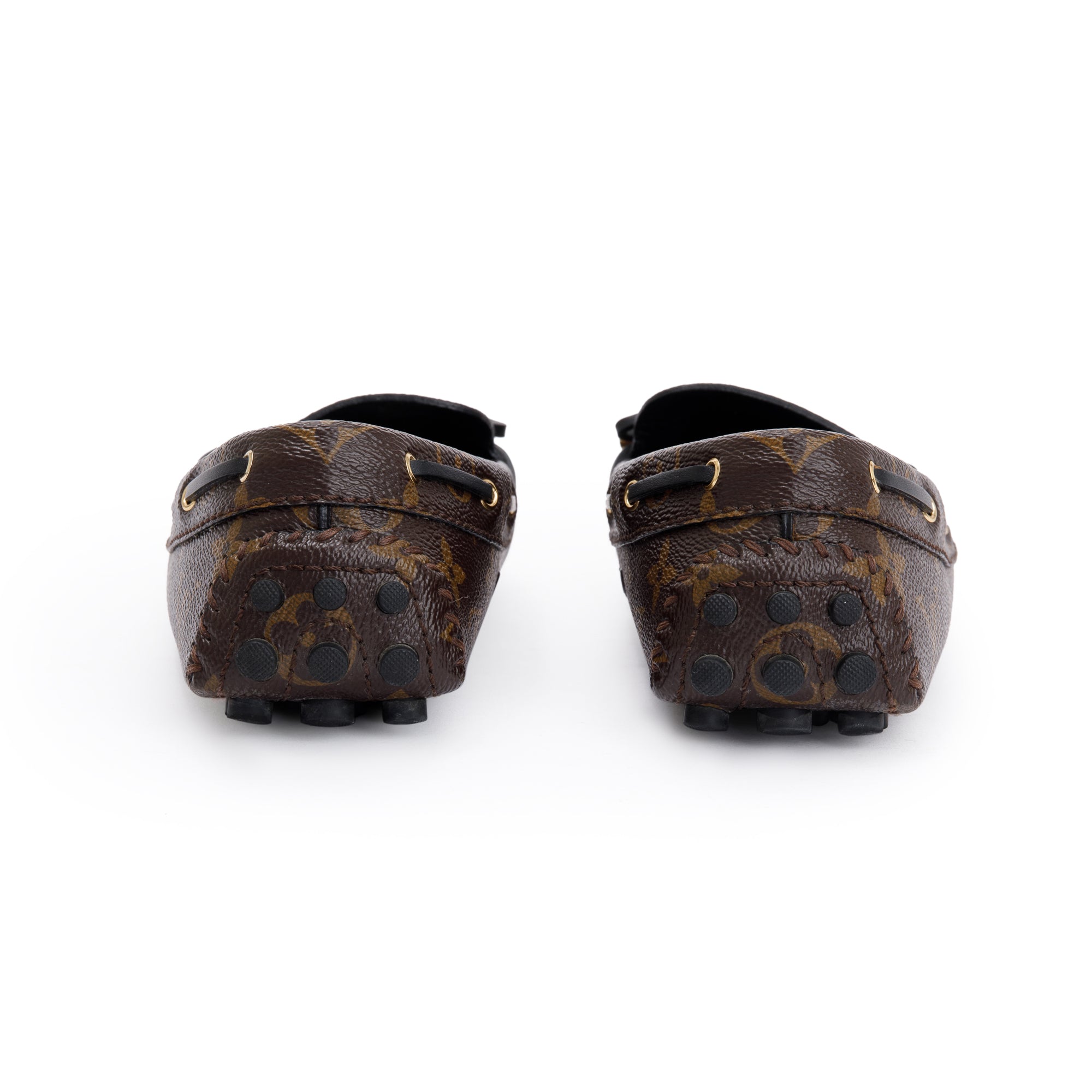 Louis Vuitton Monogram Gloria Flat Loafers, Size 36.5