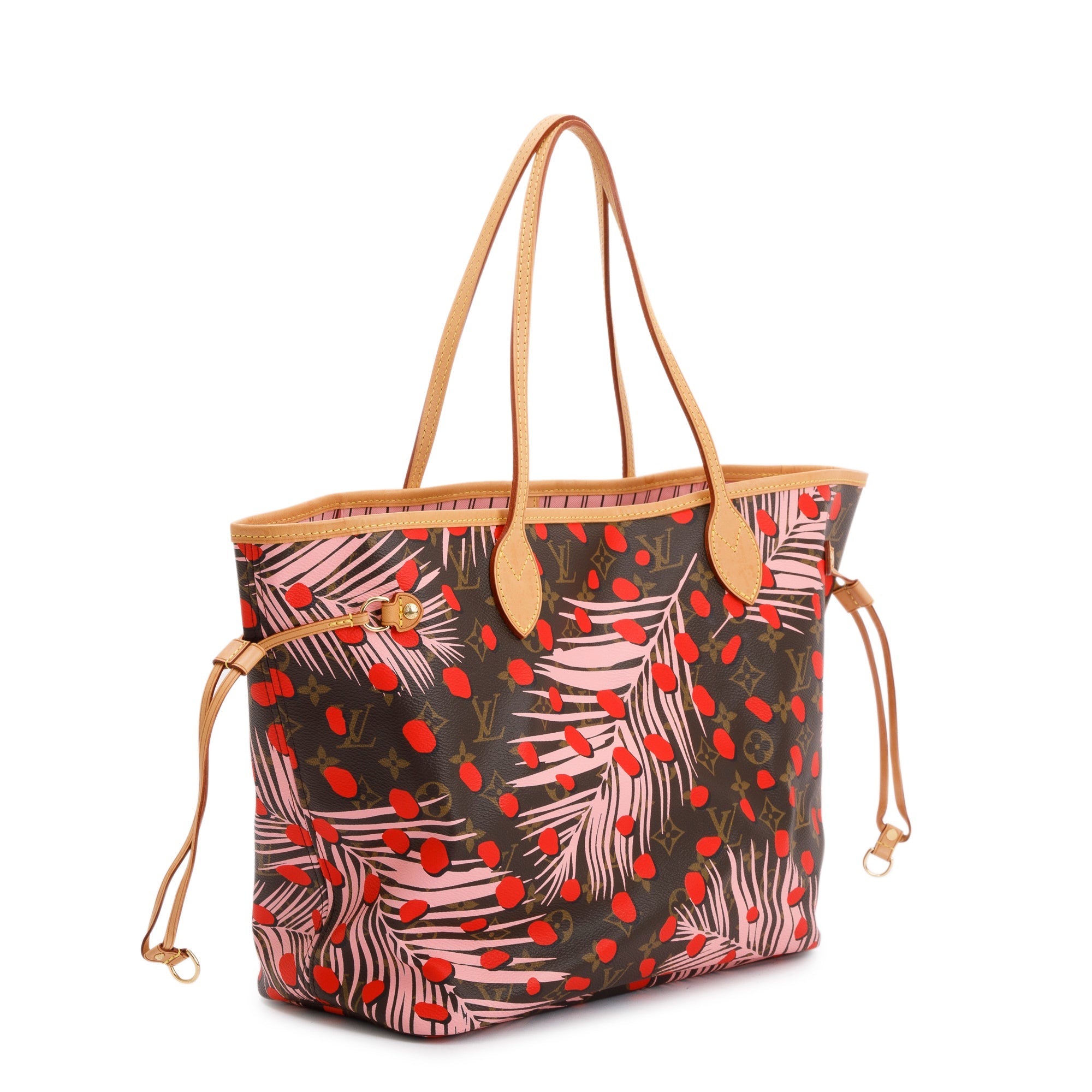 Louis Vuitton Monogram Jungle Dots Neverfull MM w/ Pouch