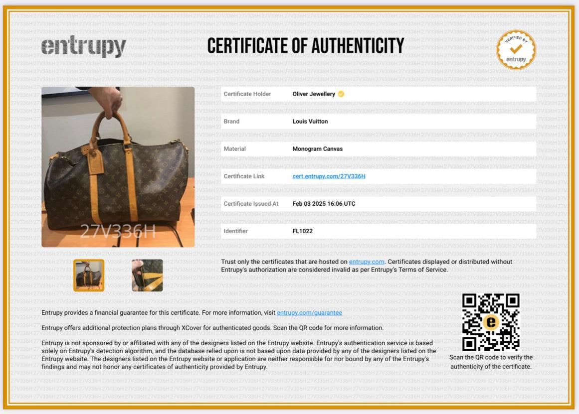 Louis Vuitton Monogram Keepall Bandouliere 55