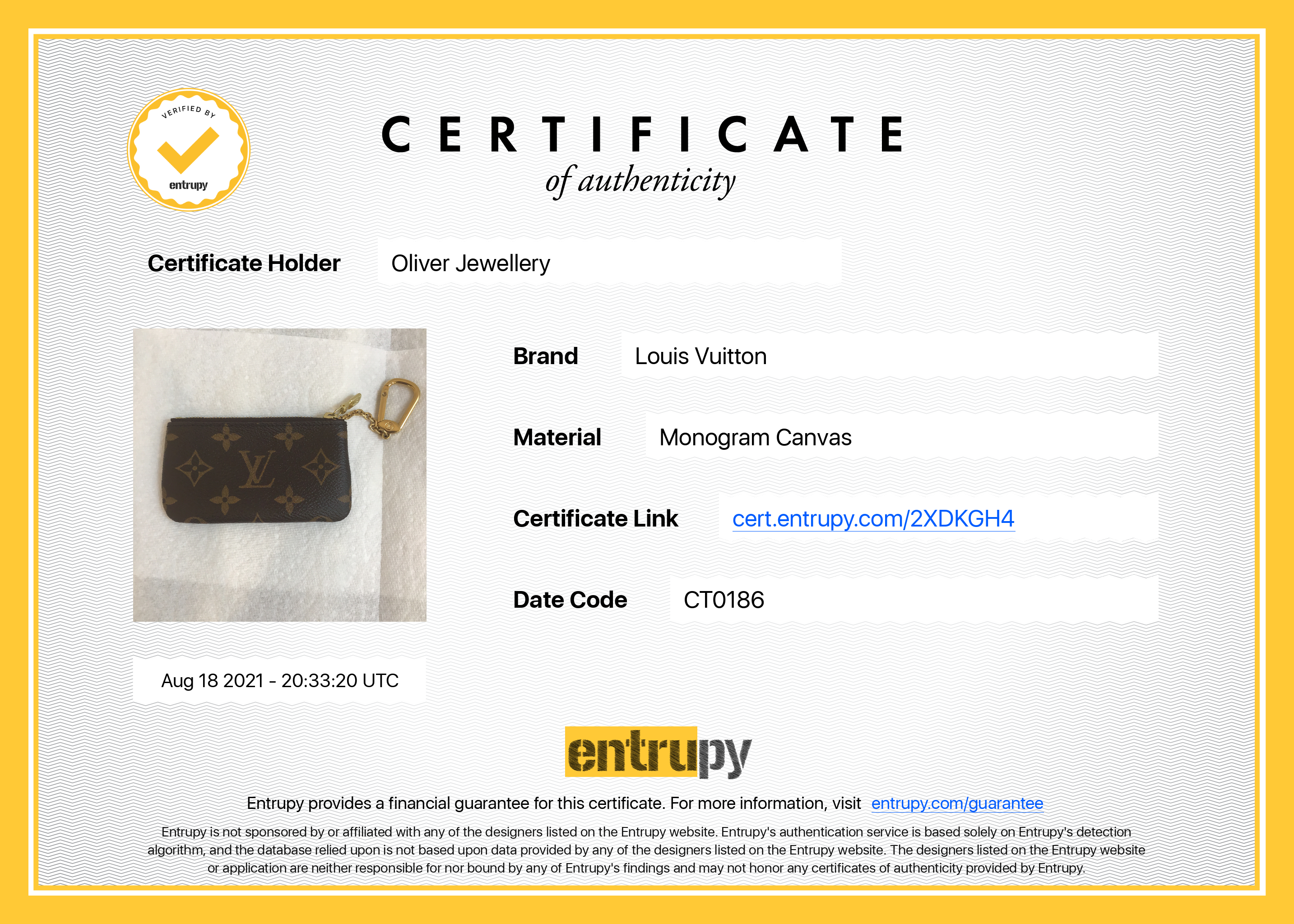 Louis Vuitton Monogram Key Pouch