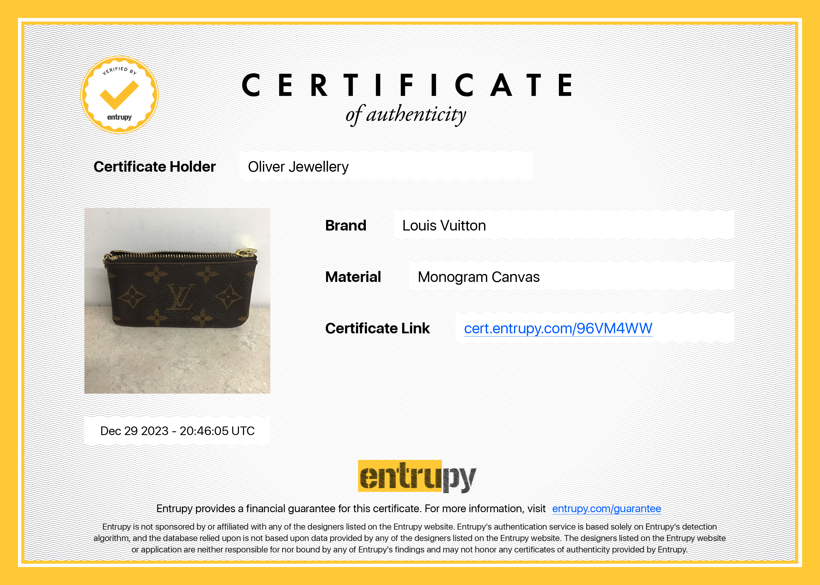 Louis Vuitton Monogram Key Pouch