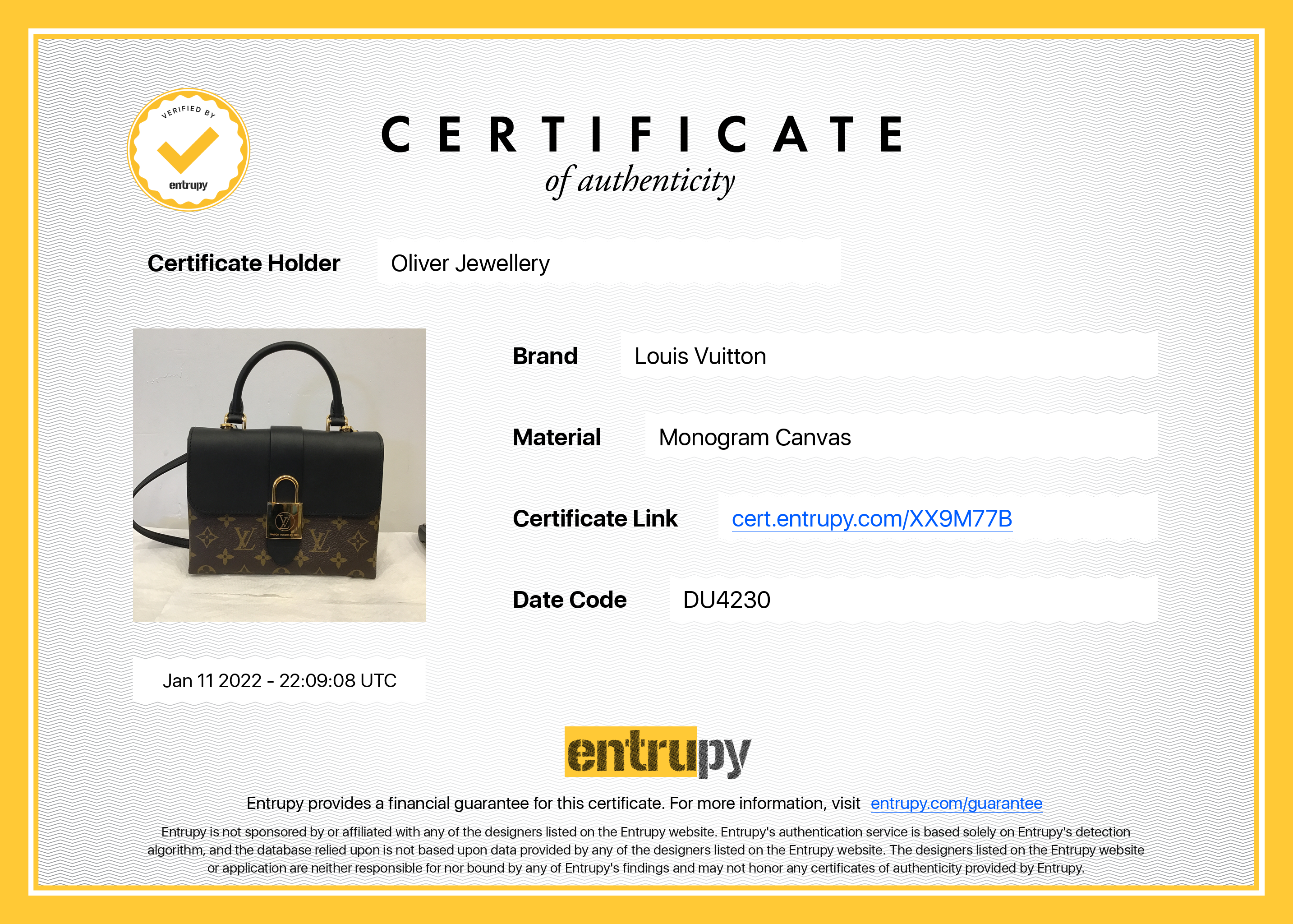 Louis Vuitton Monogram Locky BB