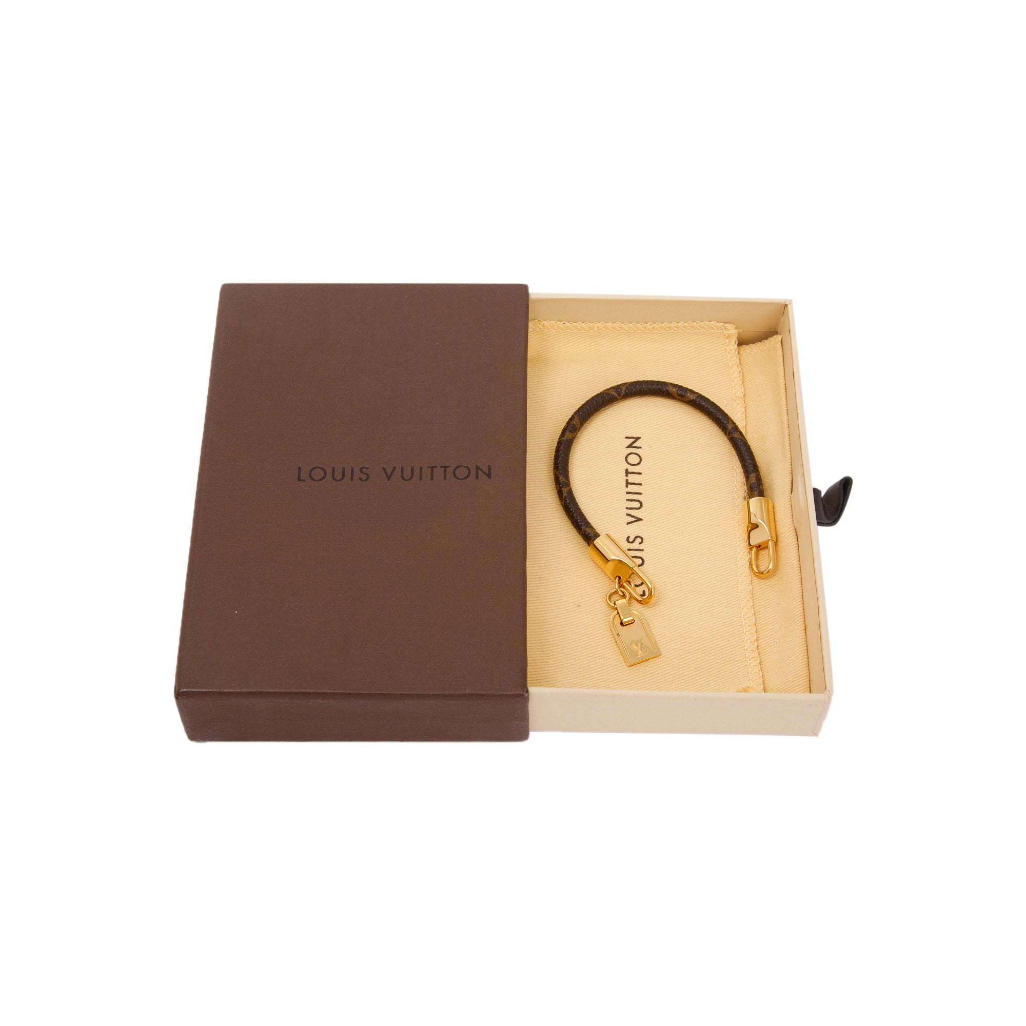Louis Vuitton Monogram Luck It Bracelet w/ Box