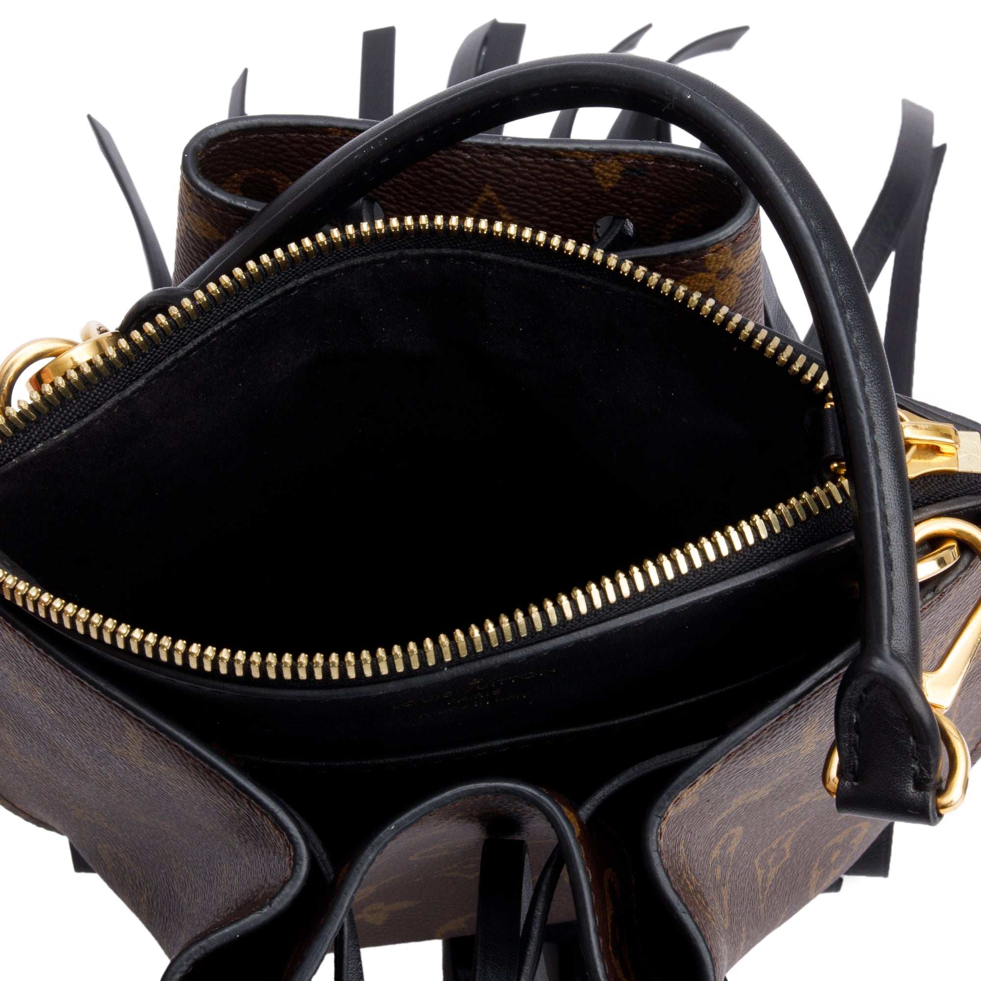 Louis Vuitton Monogram Macassar Fringed Noe