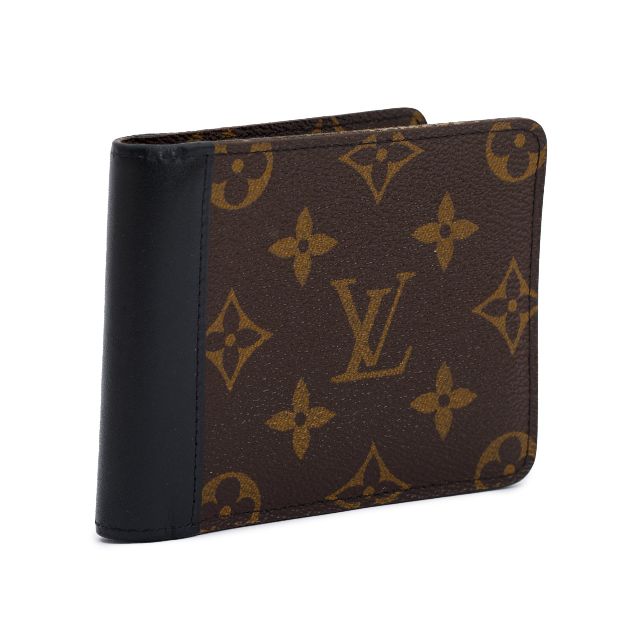 Louis Vuitton Monogram Macassar Gaspar Wallet w/ Box & Receipt