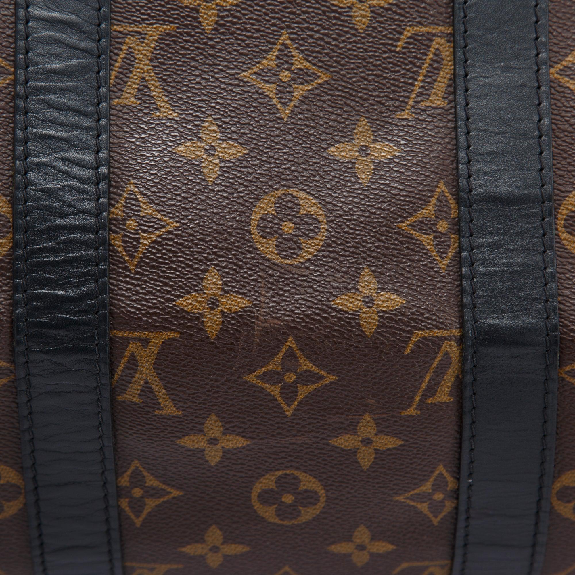 Louis Vuitton Monogram Macassar Keepall Bandouliere 45