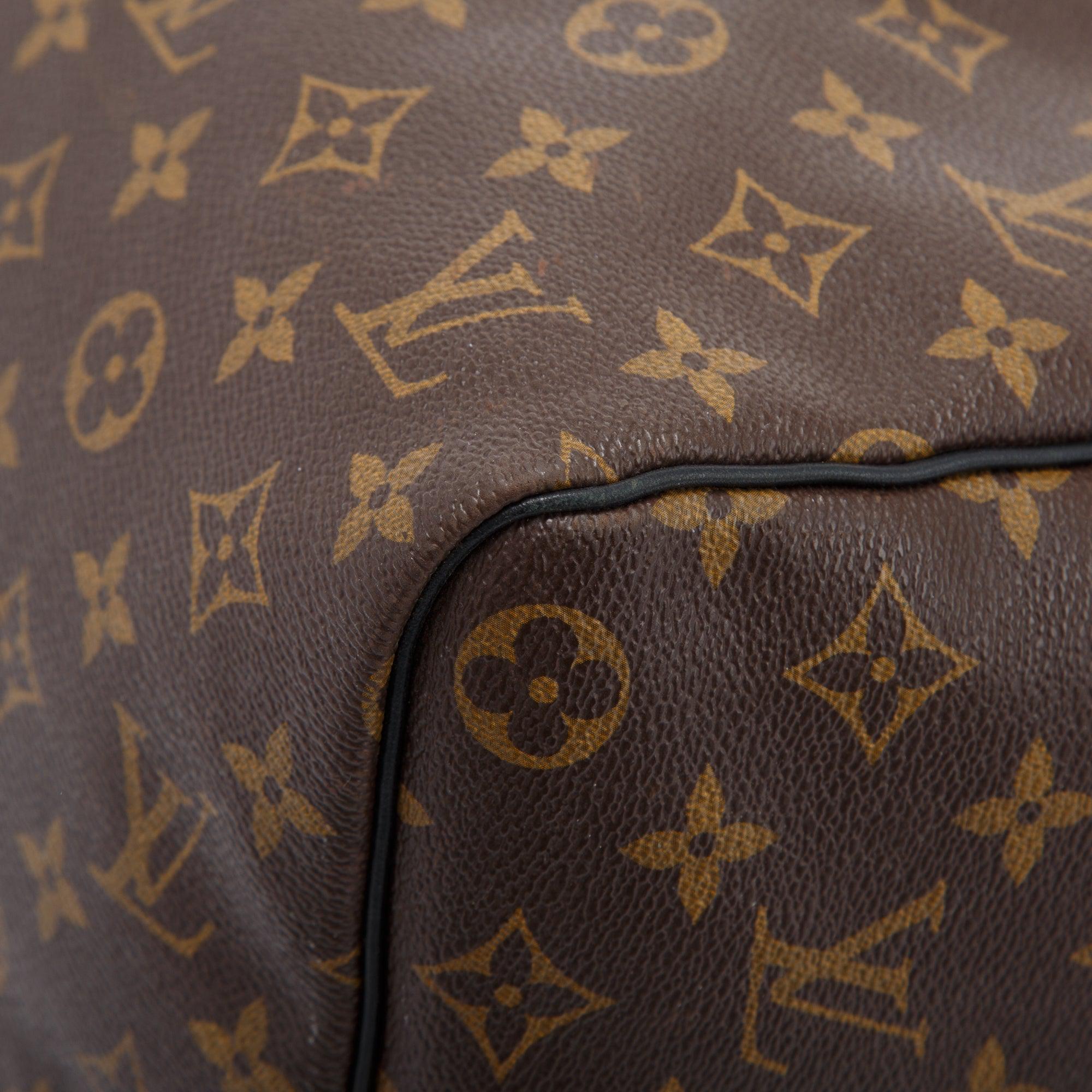 Louis Vuitton Monogram Macassar Keepall Bandouliere 45