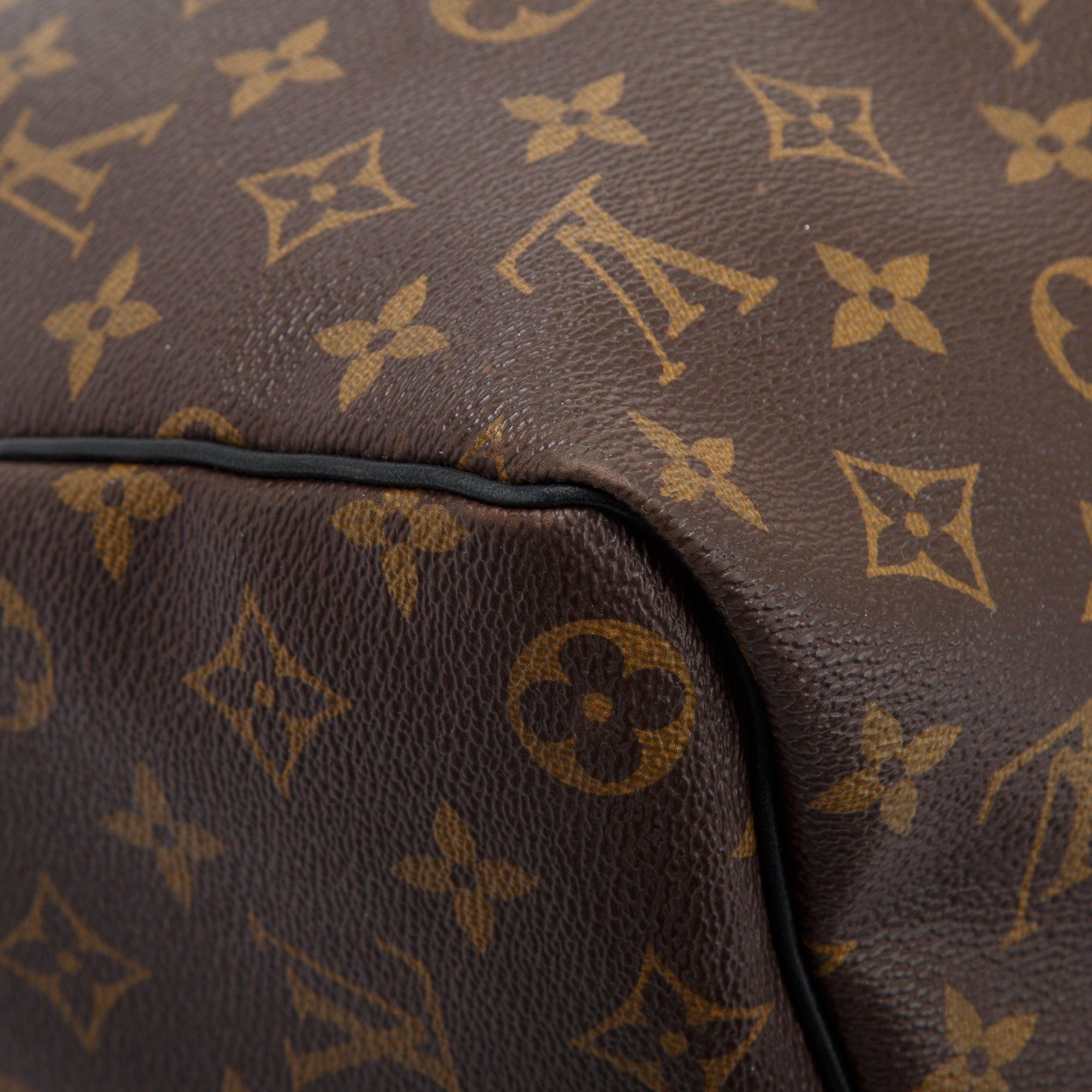 Louis Vuitton Monogram Macassar Keepall Bandouliere 45