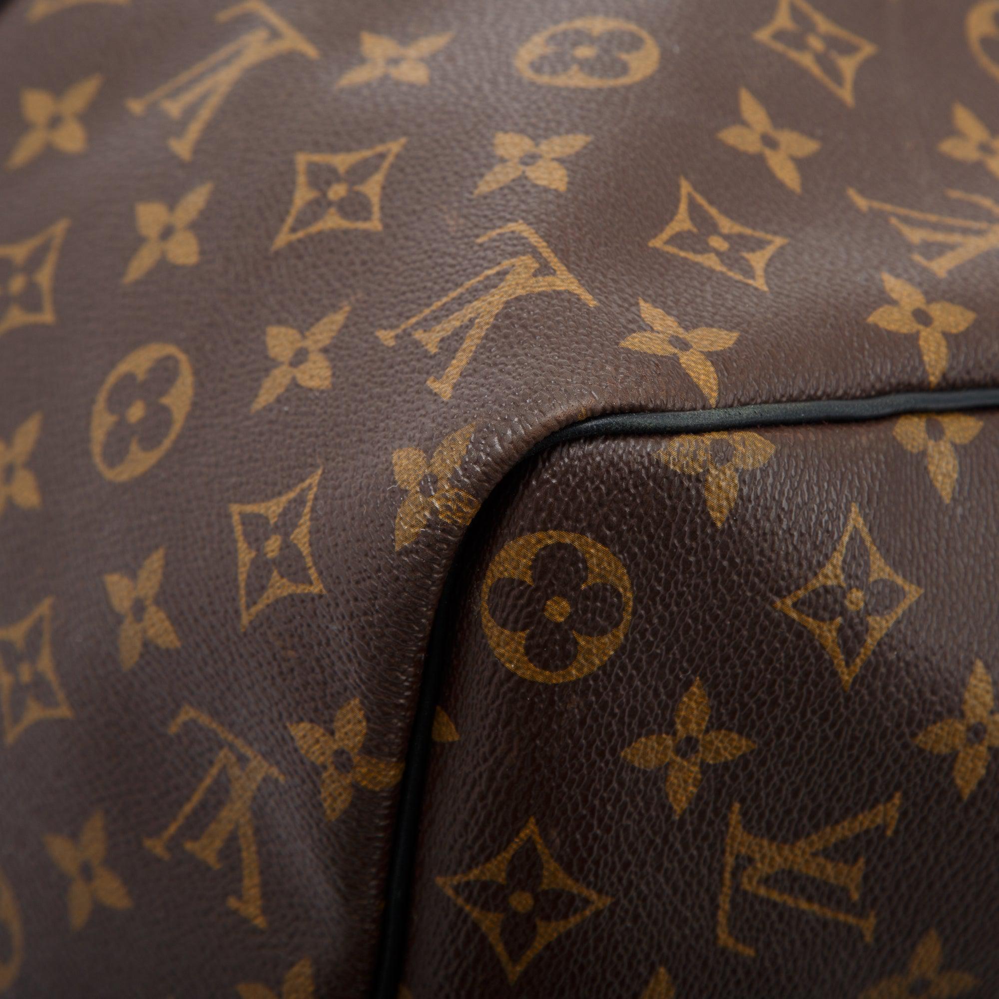 Louis Vuitton Monogram Macassar Keepall Bandouliere 45
