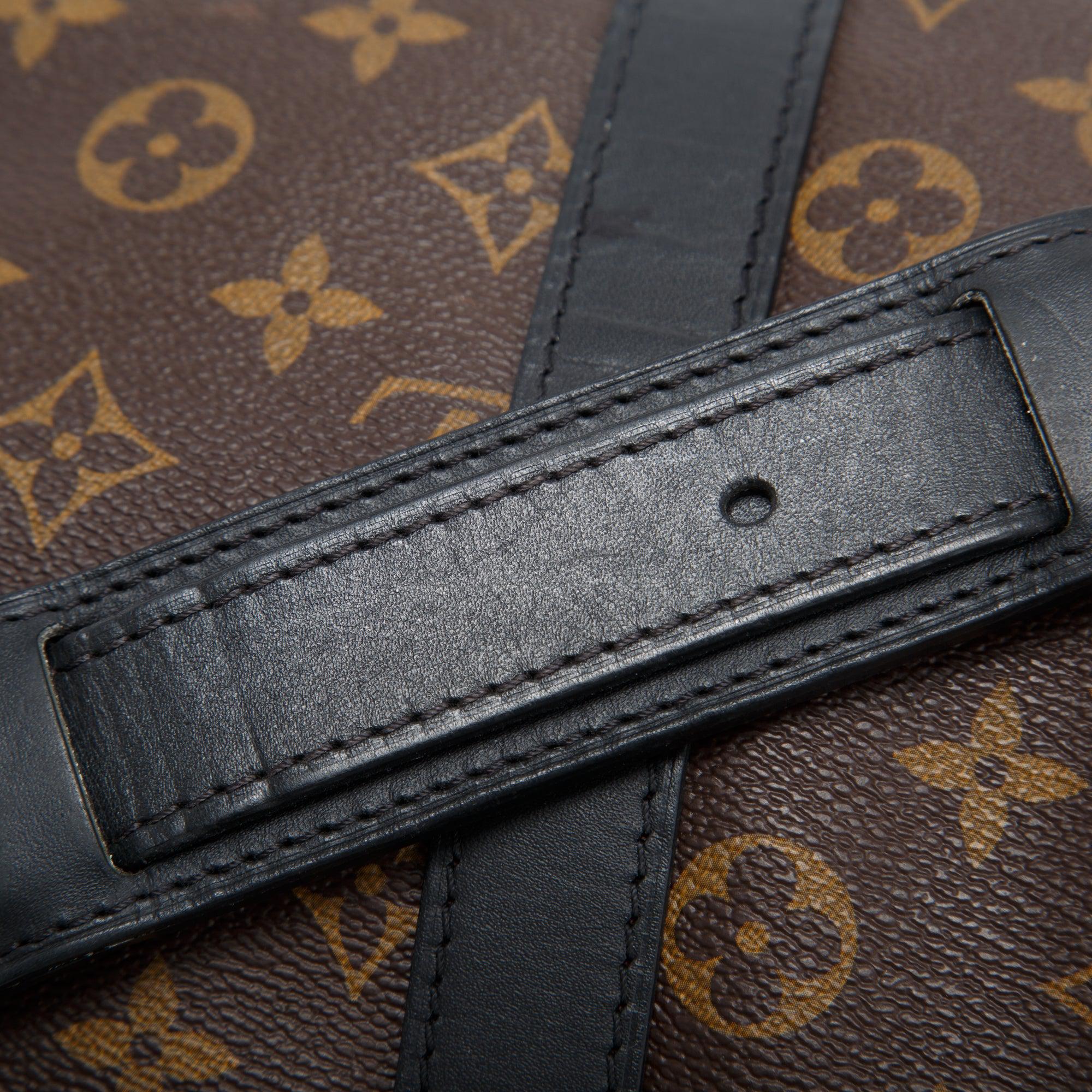 Louis Vuitton Monogram Macassar Keepall Bandouliere 45