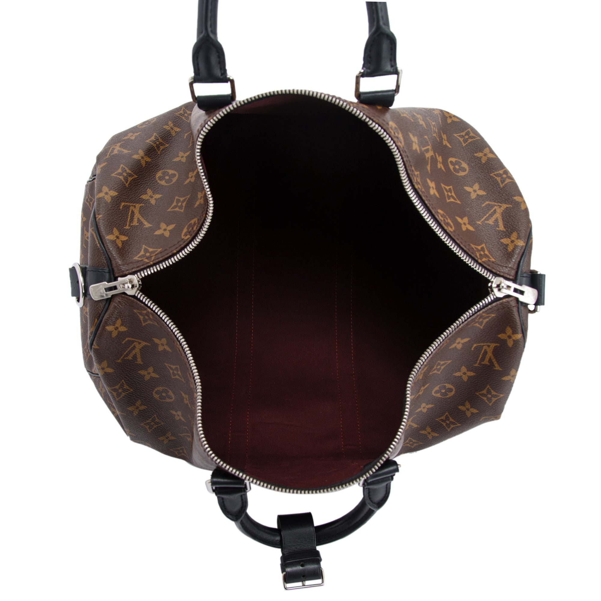 Louis Vuitton Monogram Macassar Keepall Bandouliere 45