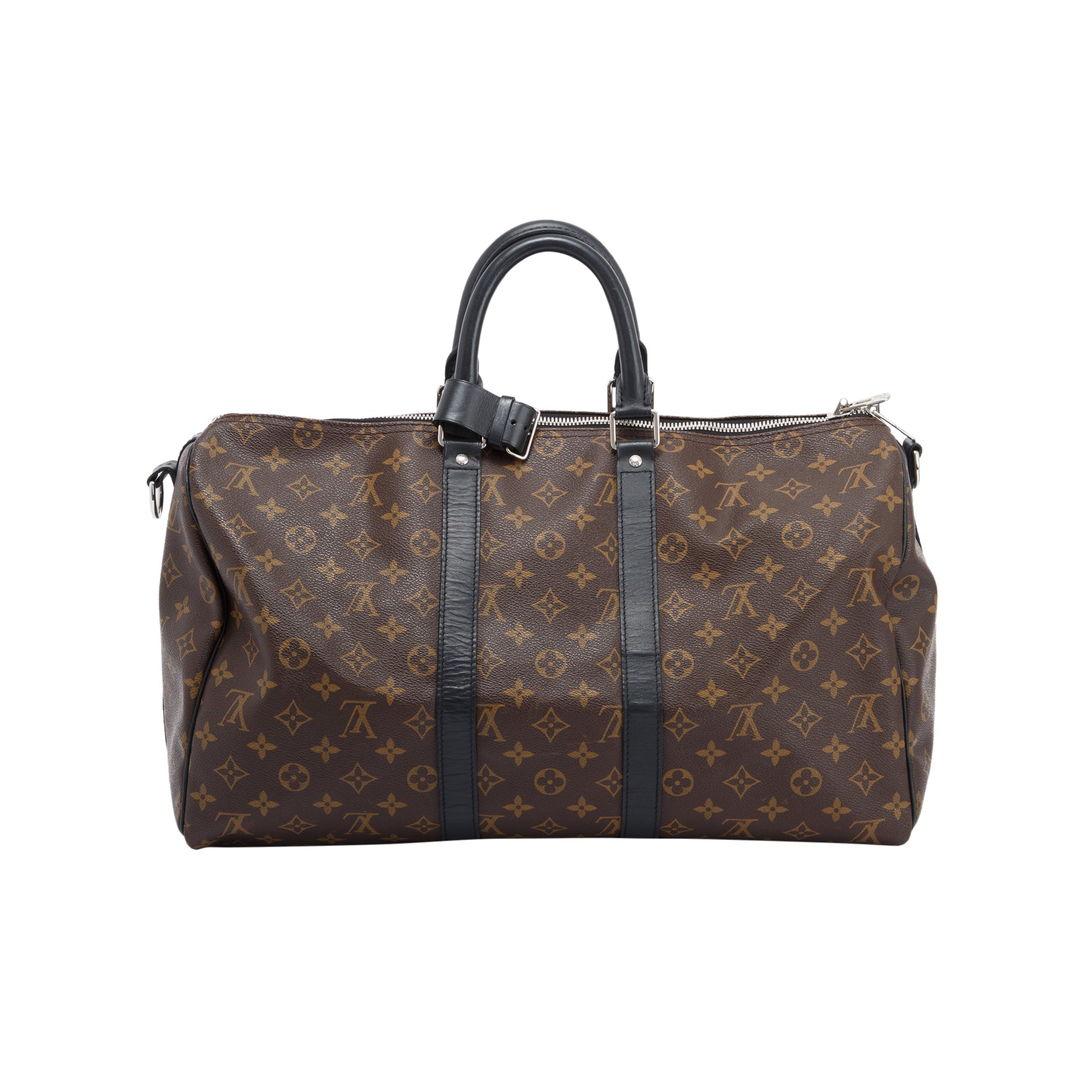 Louis Vuitton Monogram Macassar Keepall Bandouliere 45
