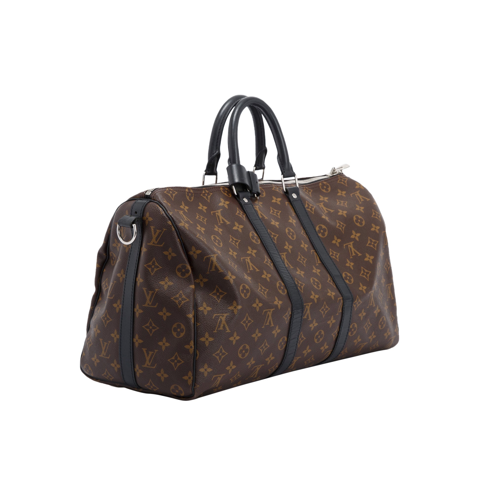 Louis Vuitton Monogram Macassar Keepall Bandouliere 45