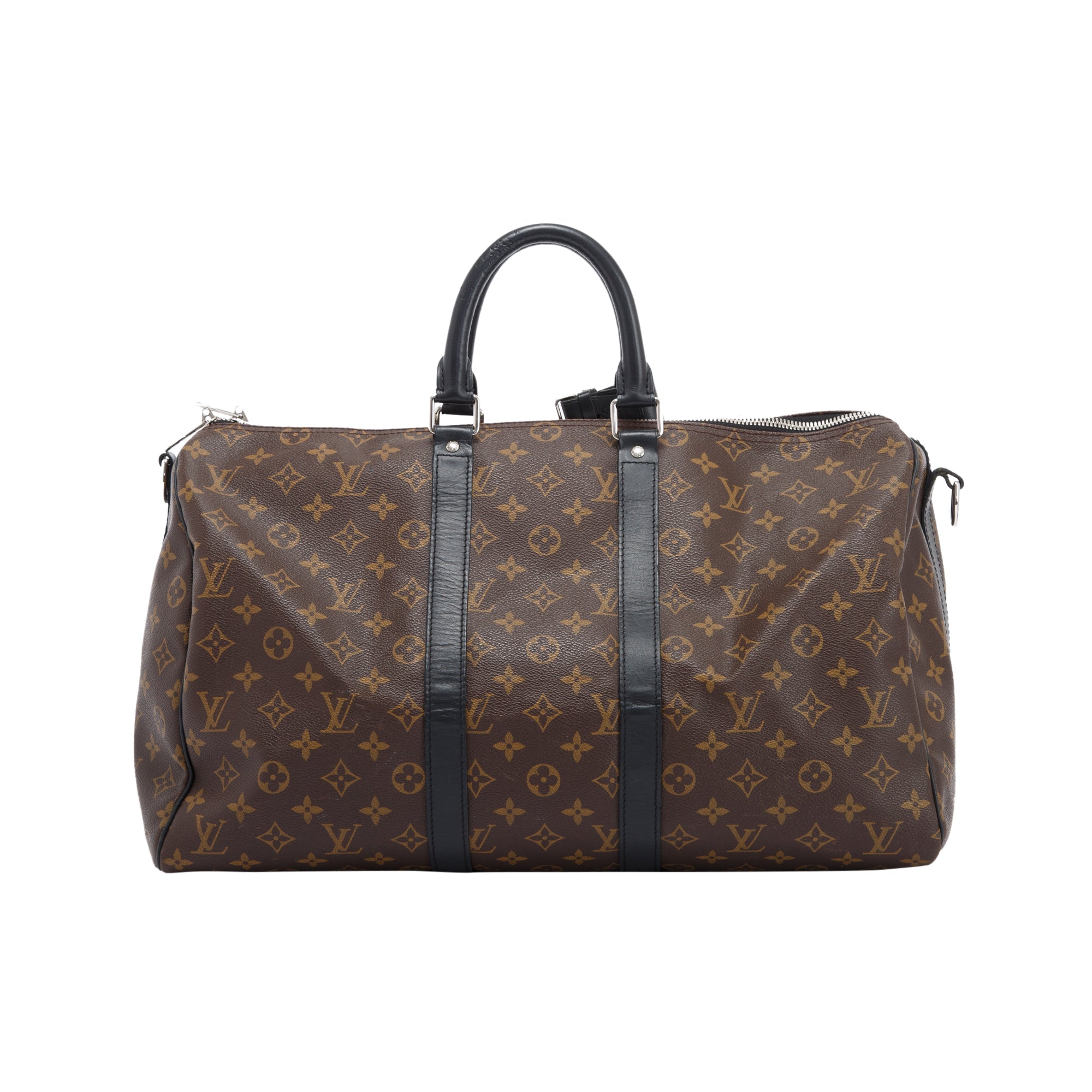 Louis Vuitton Monogram Macassar Keepall Bandouliere 45