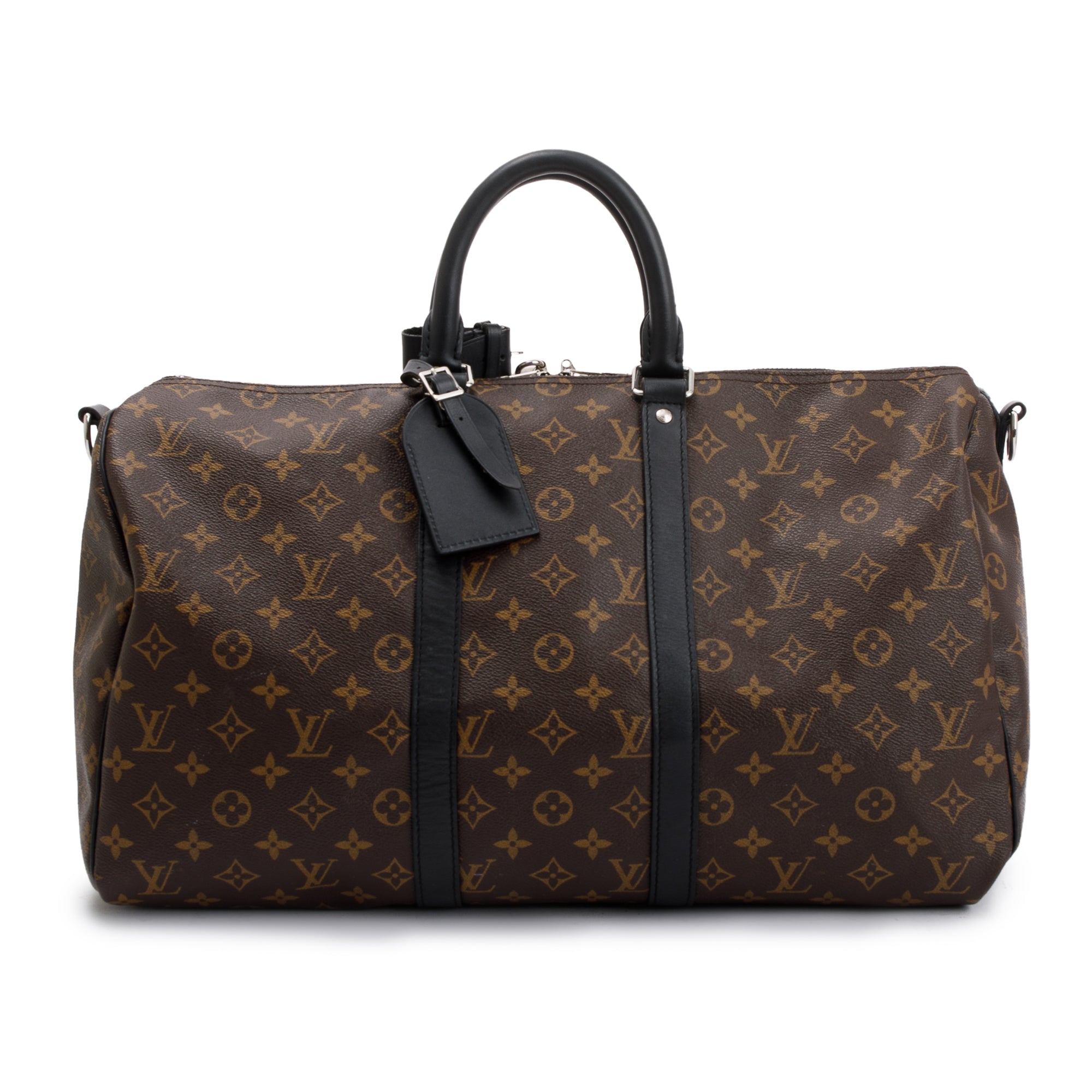 Louis Vuitton Monogram Macassar Keepall Bandouliere 45 w/ Box