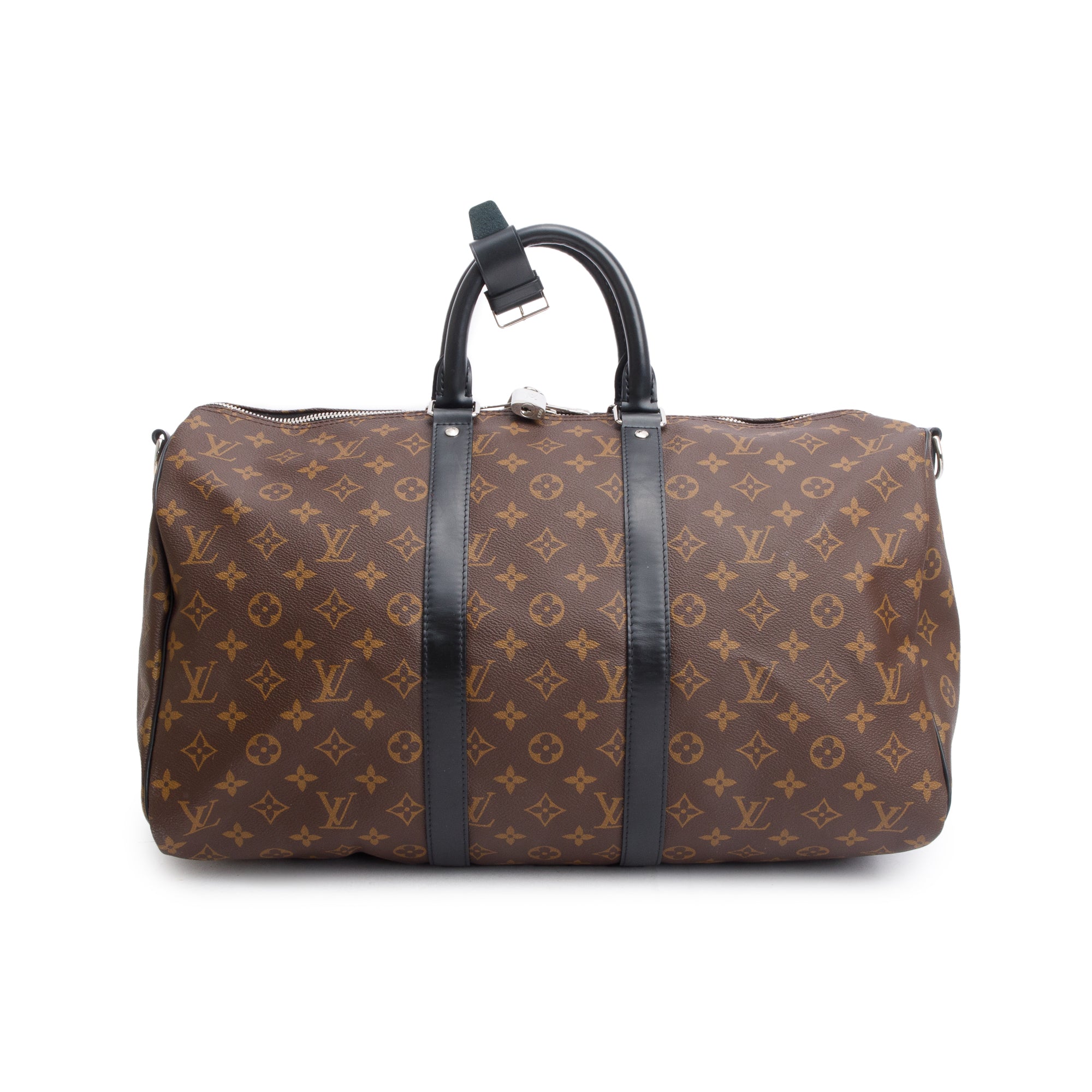 Louis Vuitton Monogram Macassar Keepall Bandouliere 45 w/ Strap