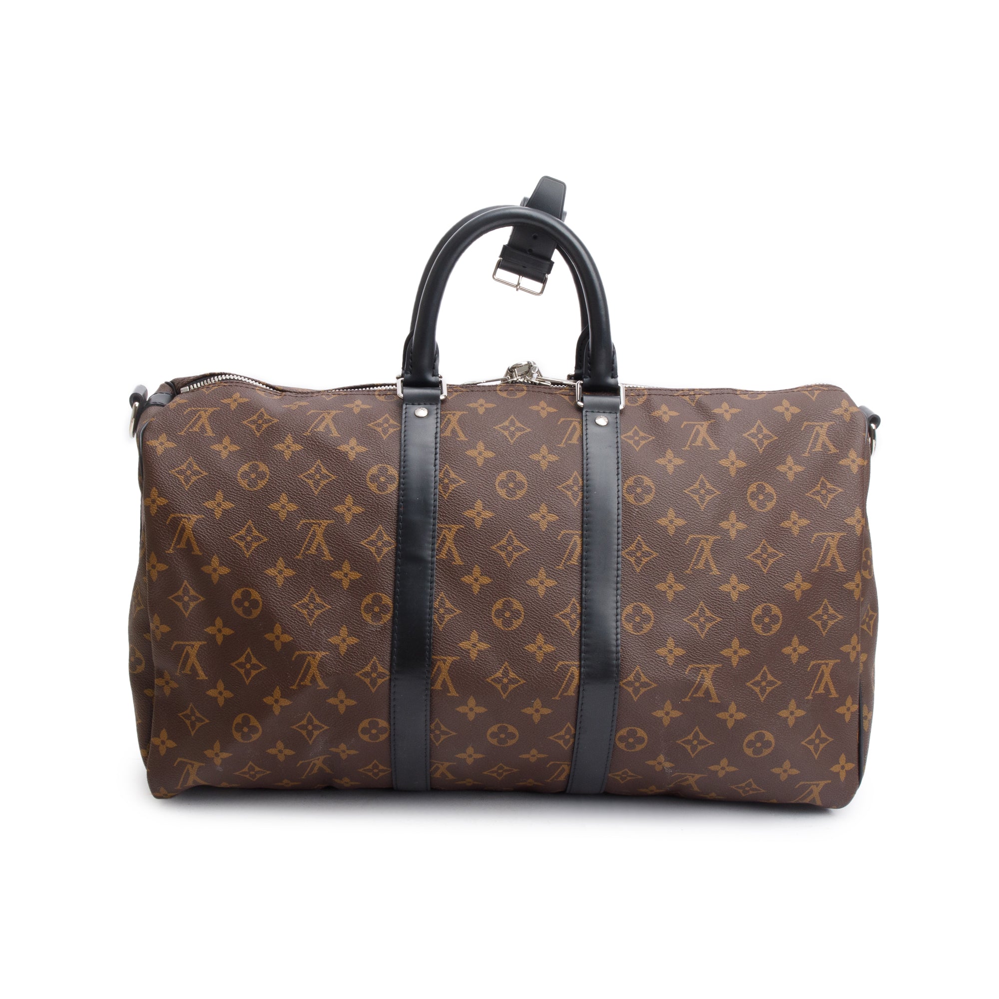 Louis Vuitton Monogram Macassar Keepall Bandouliere 45 w/ Strap