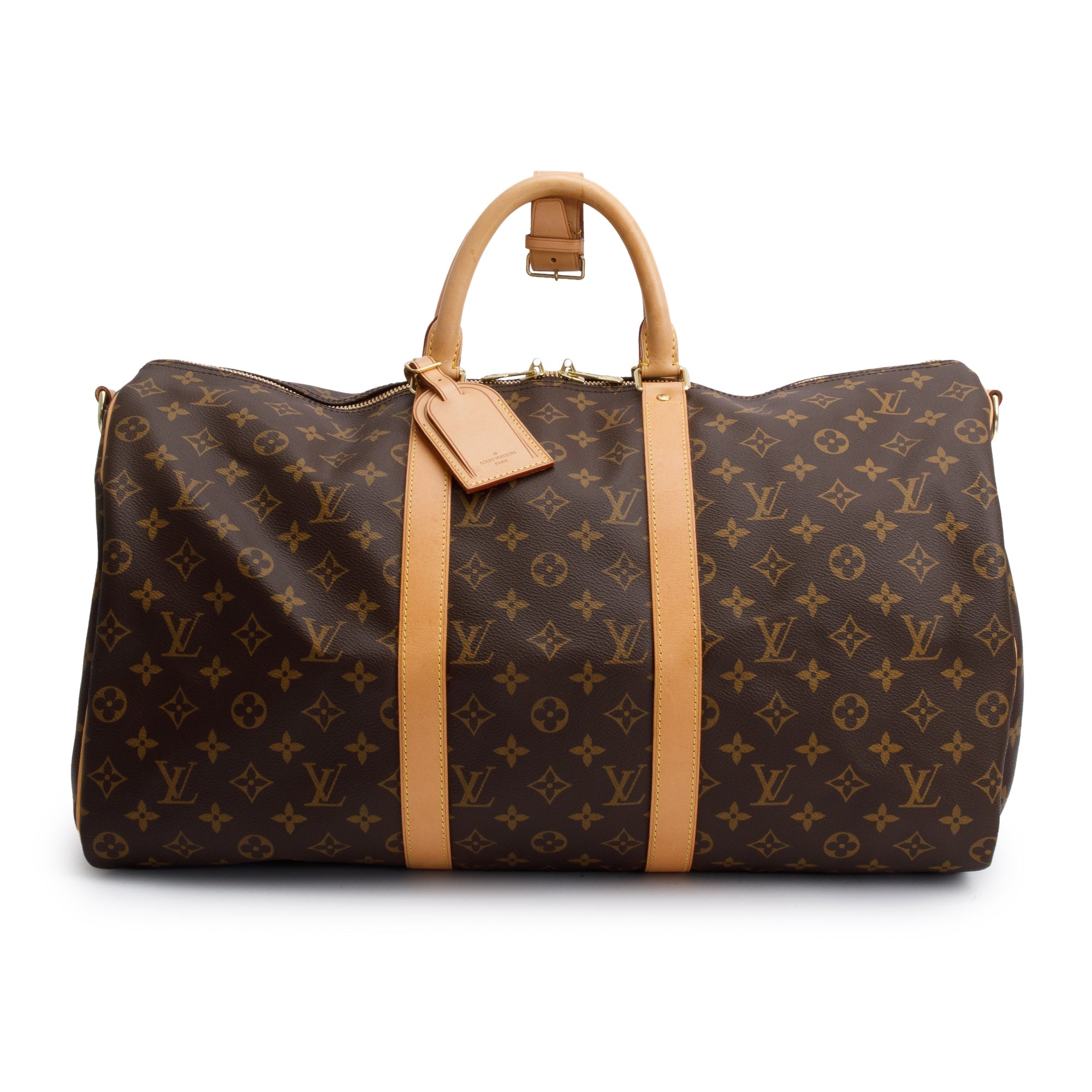 Louis Vuitton Monogram Macassar Keepall Bandouliere 50