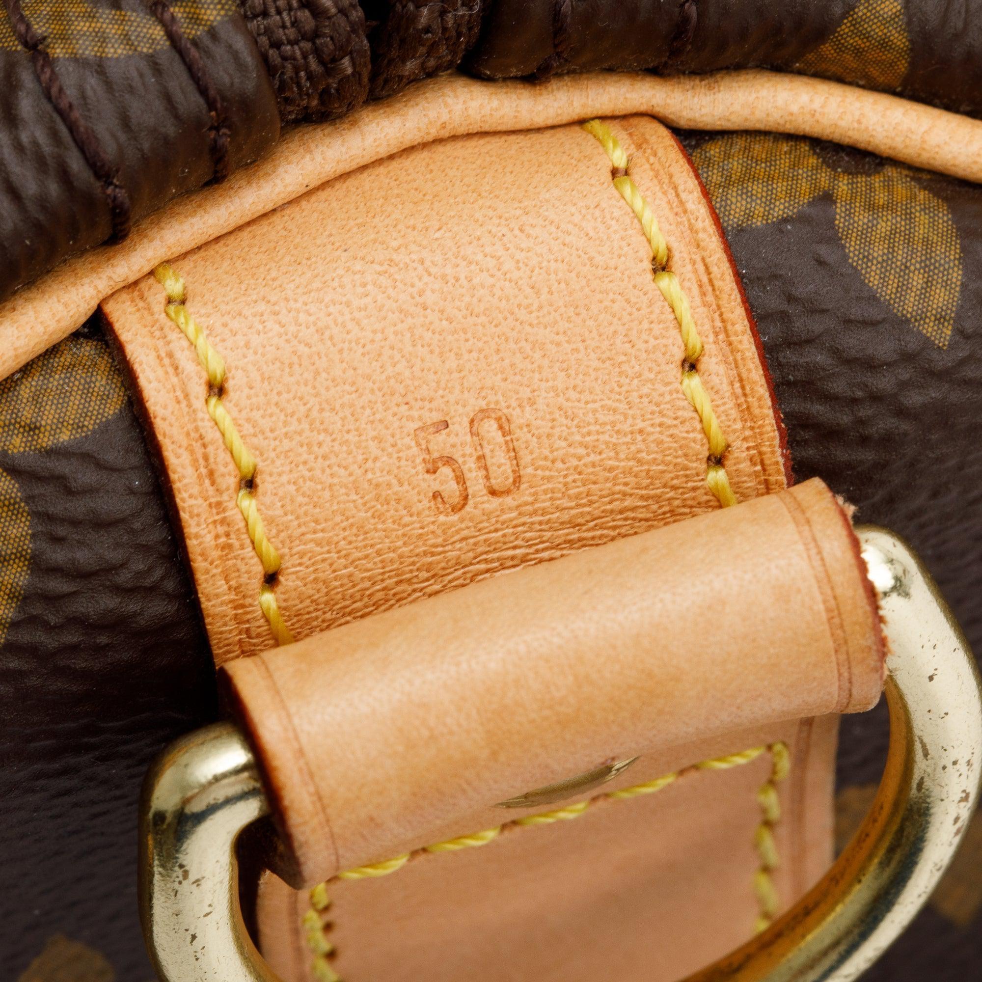 Louis Vuitton Monogram Macassar Keepall Bandouliere 50