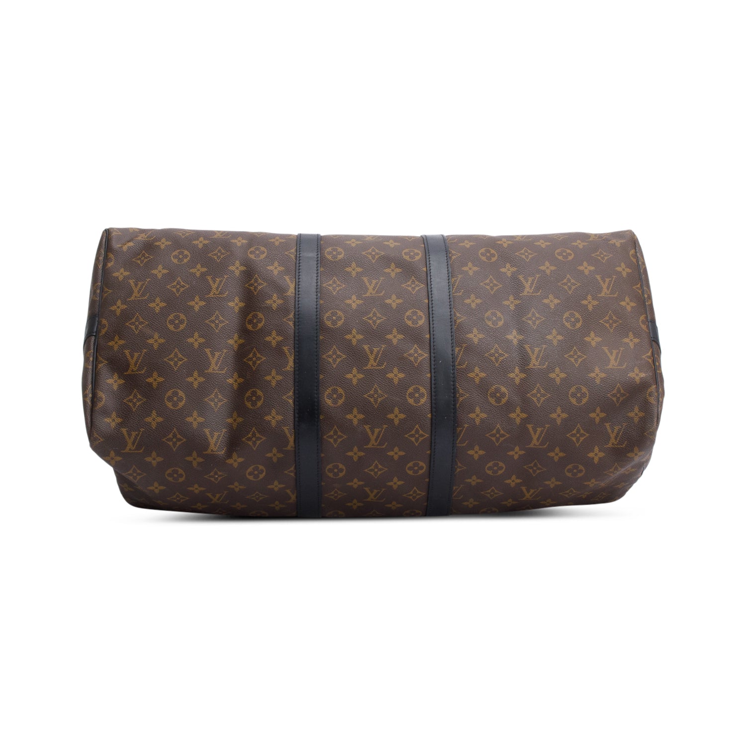 Louis Vuitton Monogram Macassar Keepall Bandouliere 55 w/ Strap