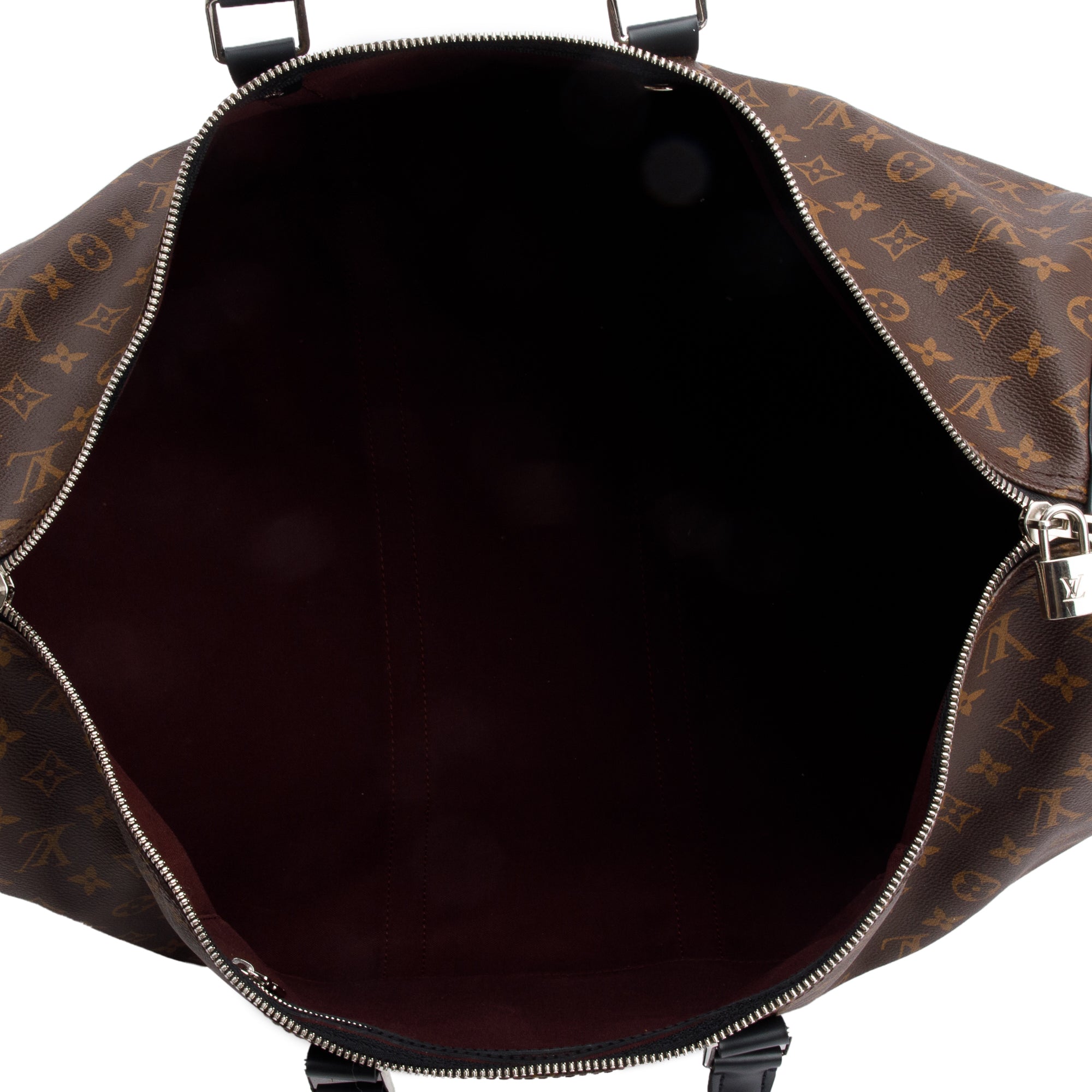 Louis Vuitton Monogram Macassar Keepall Bandouliere 55 w/ Strap