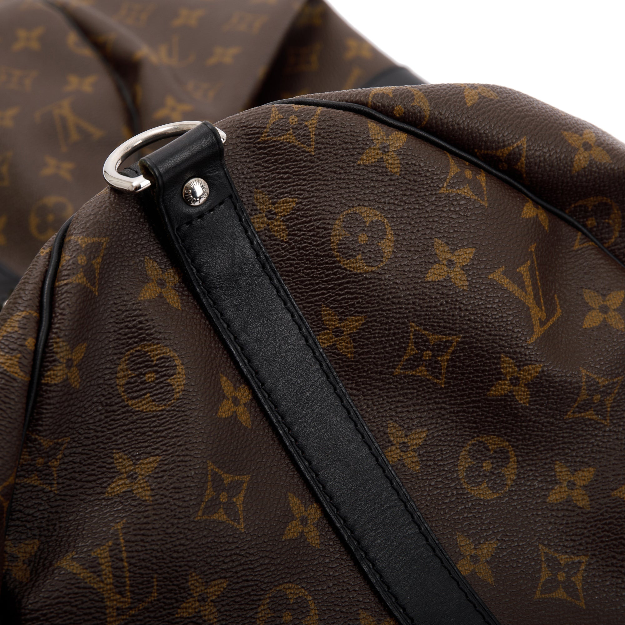Louis Vuitton Monogram Macassar Keepall Bandouliere 55 w/ Strap