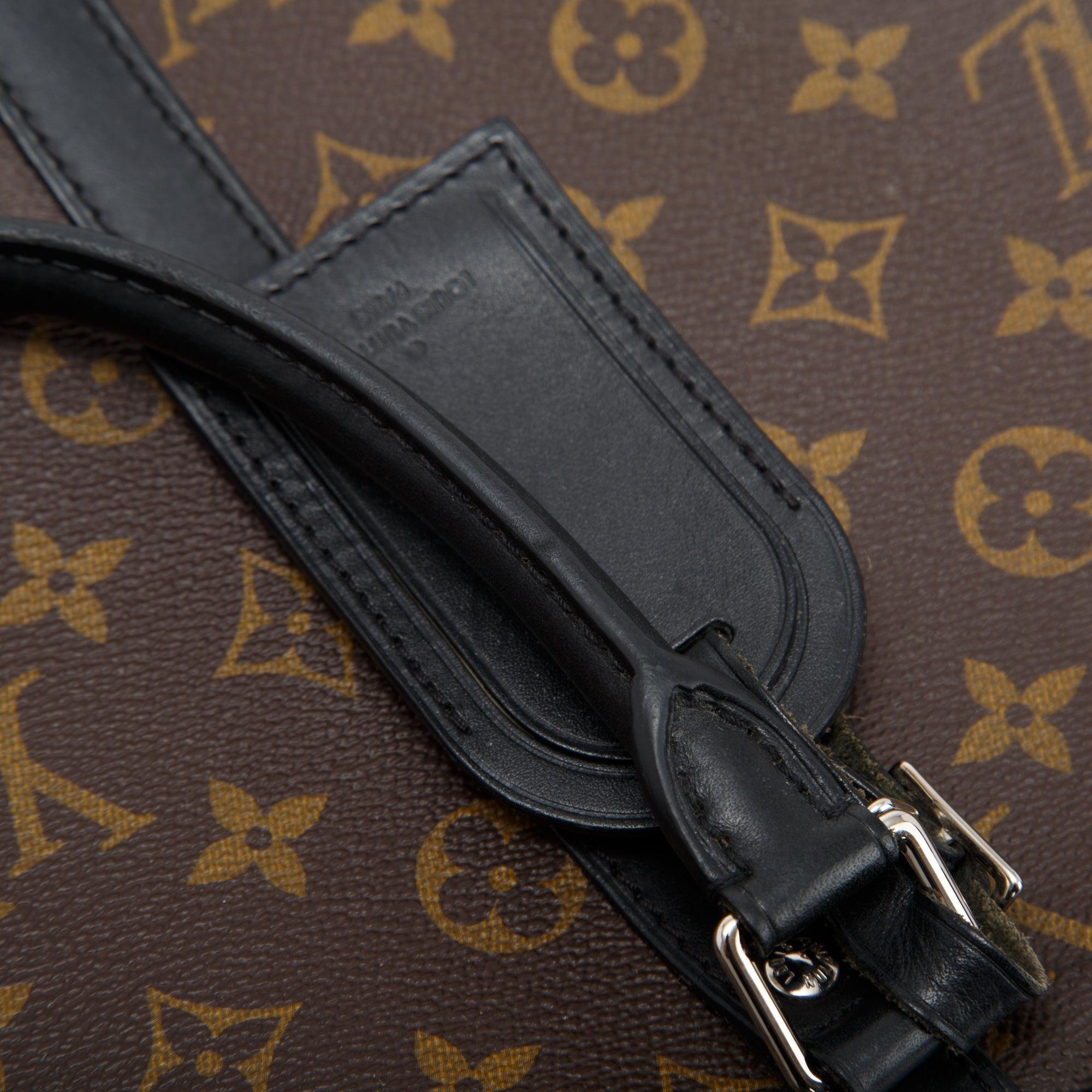 Louis Vuitton Monogram Macassar Porte-Documents Voyage GM w/ Strap