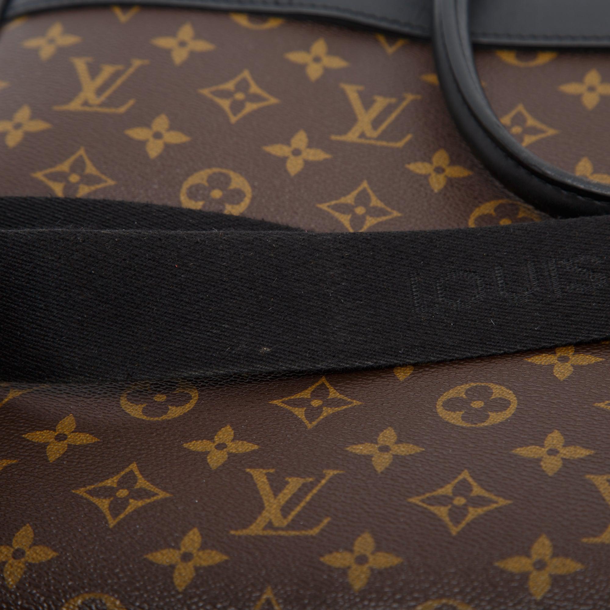 Louis Vuitton Monogram Macassar Porte-Documents Voyage GM w/ Strap