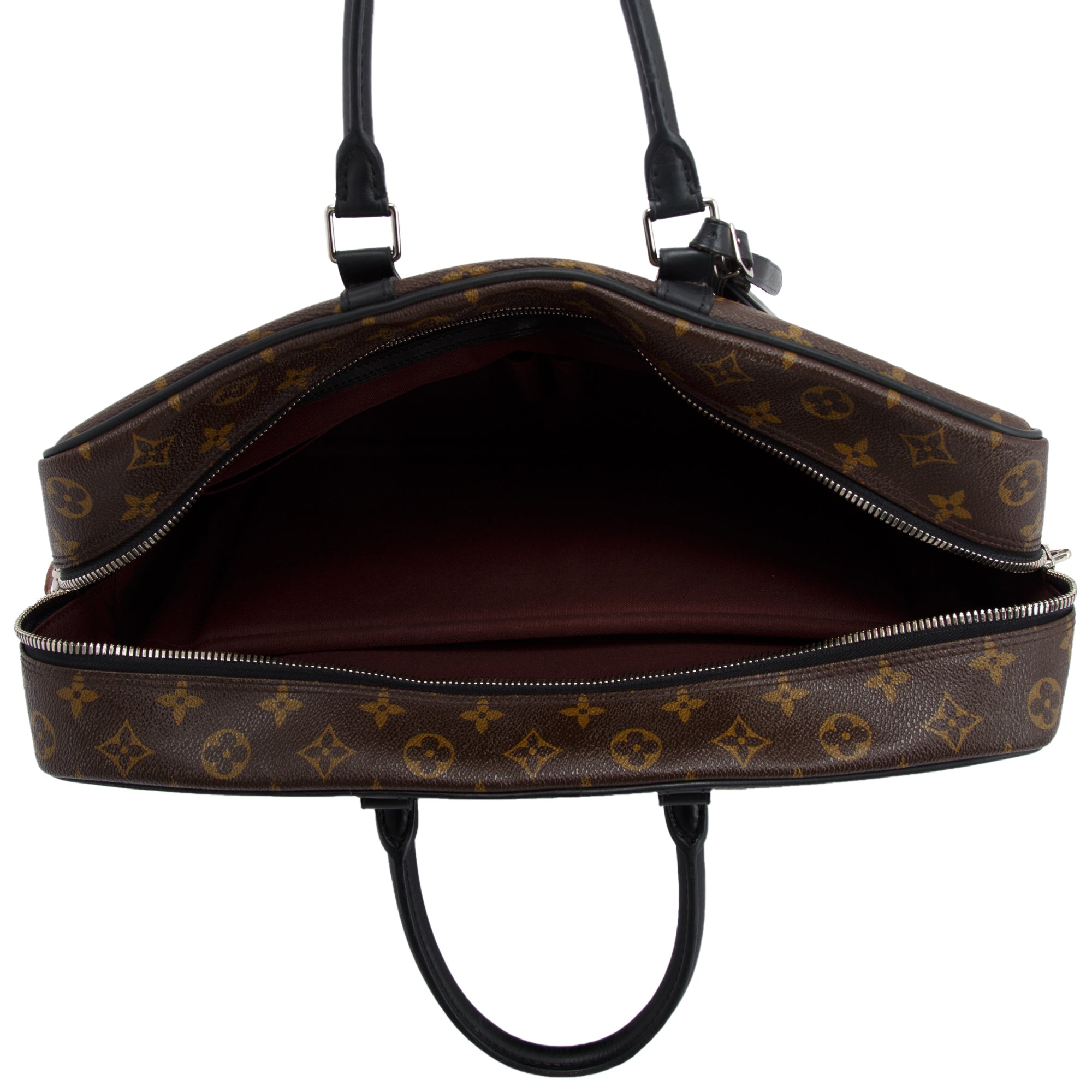 Louis Vuitton Monogram Macassar Porte-Documents Voyage GM w/ Strap
