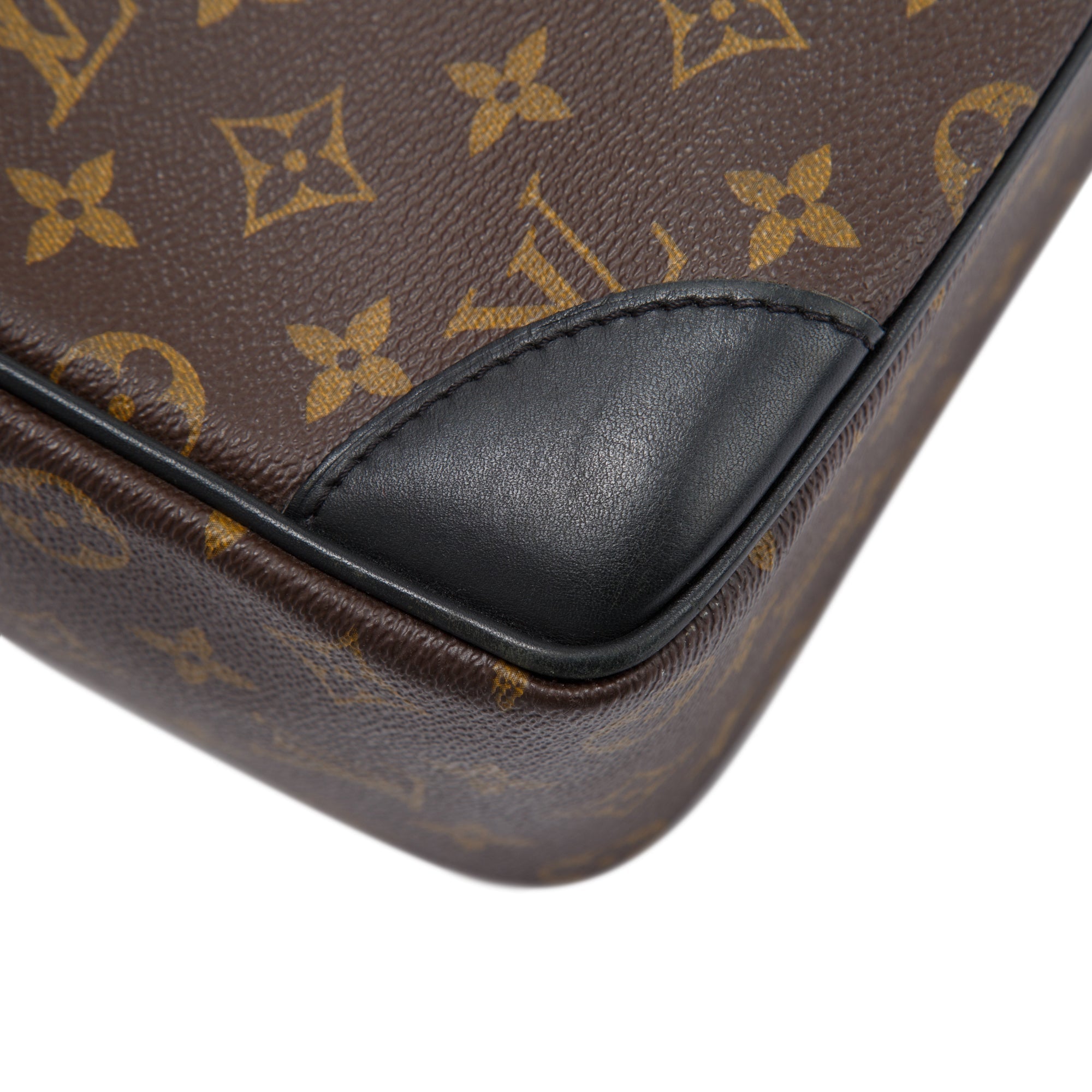 Louis Vuitton Monogram Macassar Porte-Documents Voyage GM w/ Strap