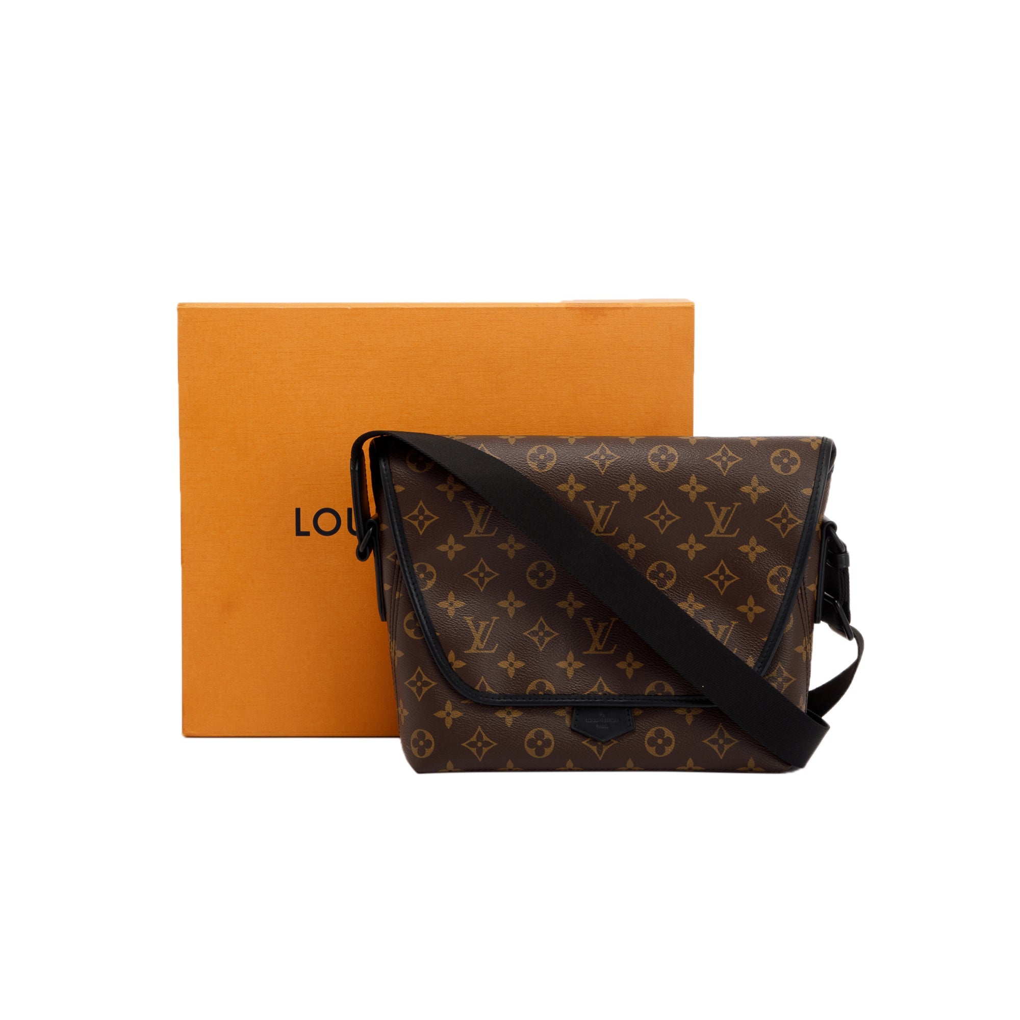 Louis Vuitton Monogram Macassar Canvas Magnetic Messenger Bag