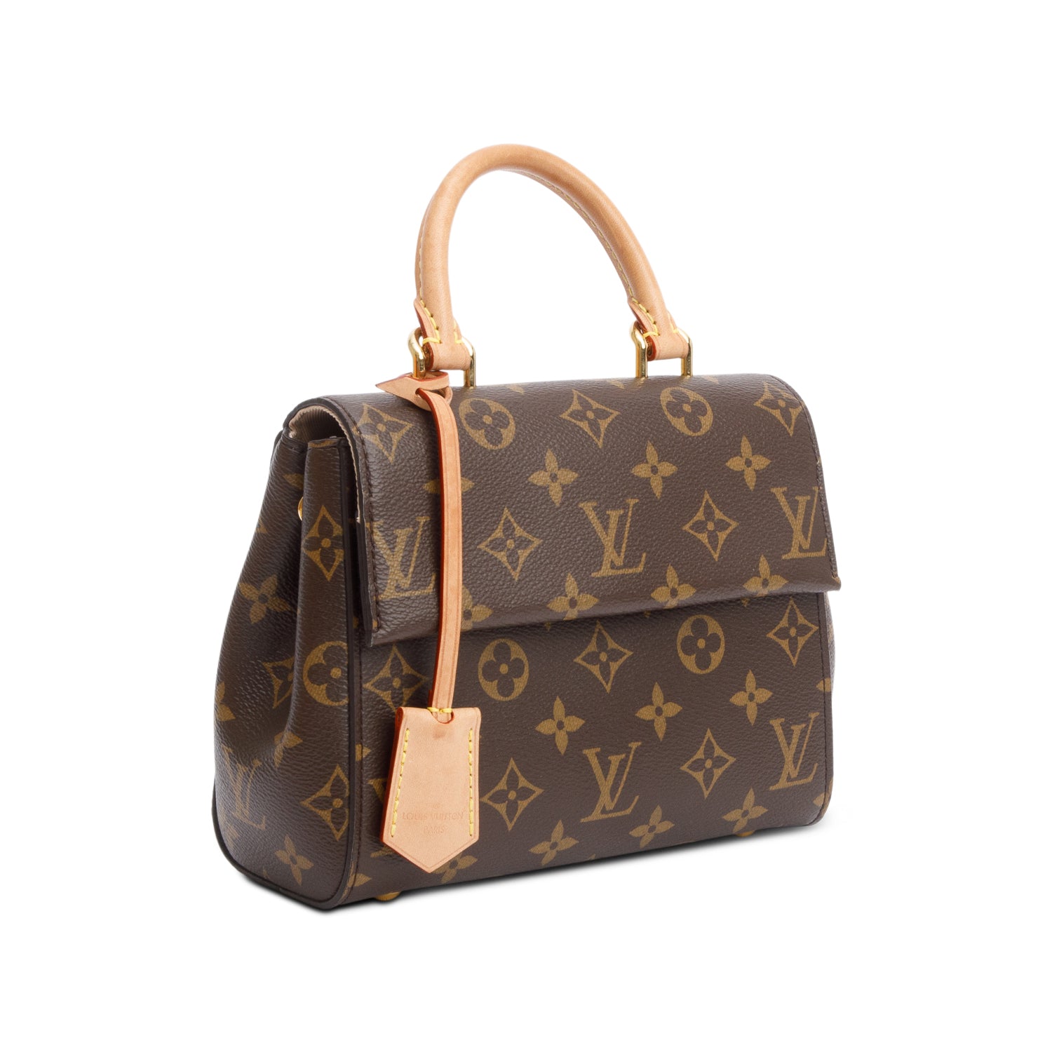 Louis Vuitton Monogram Mini Cluny w/ Strap & Box