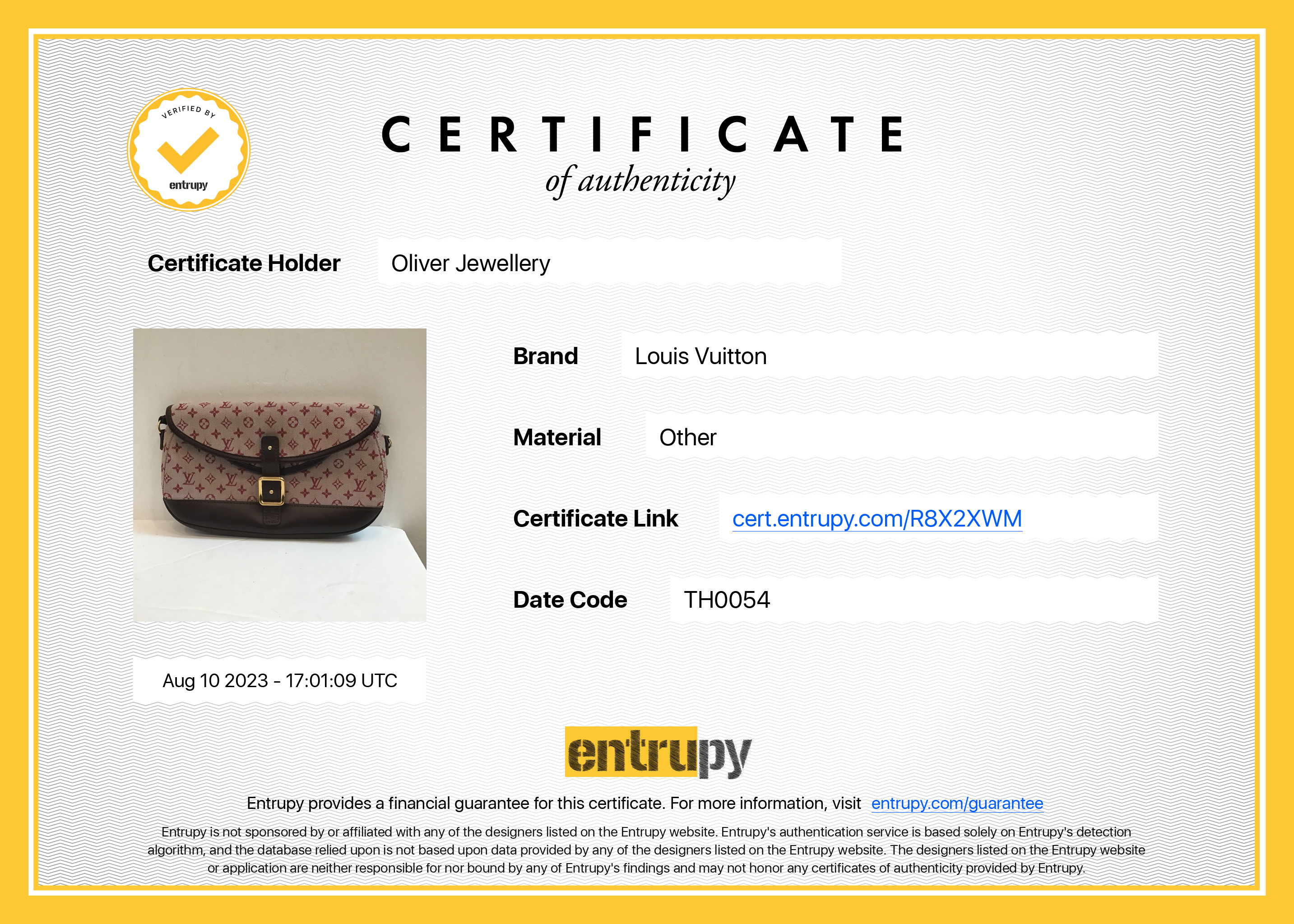 Louis Vuitton Monogram Mini Lin Marjorie