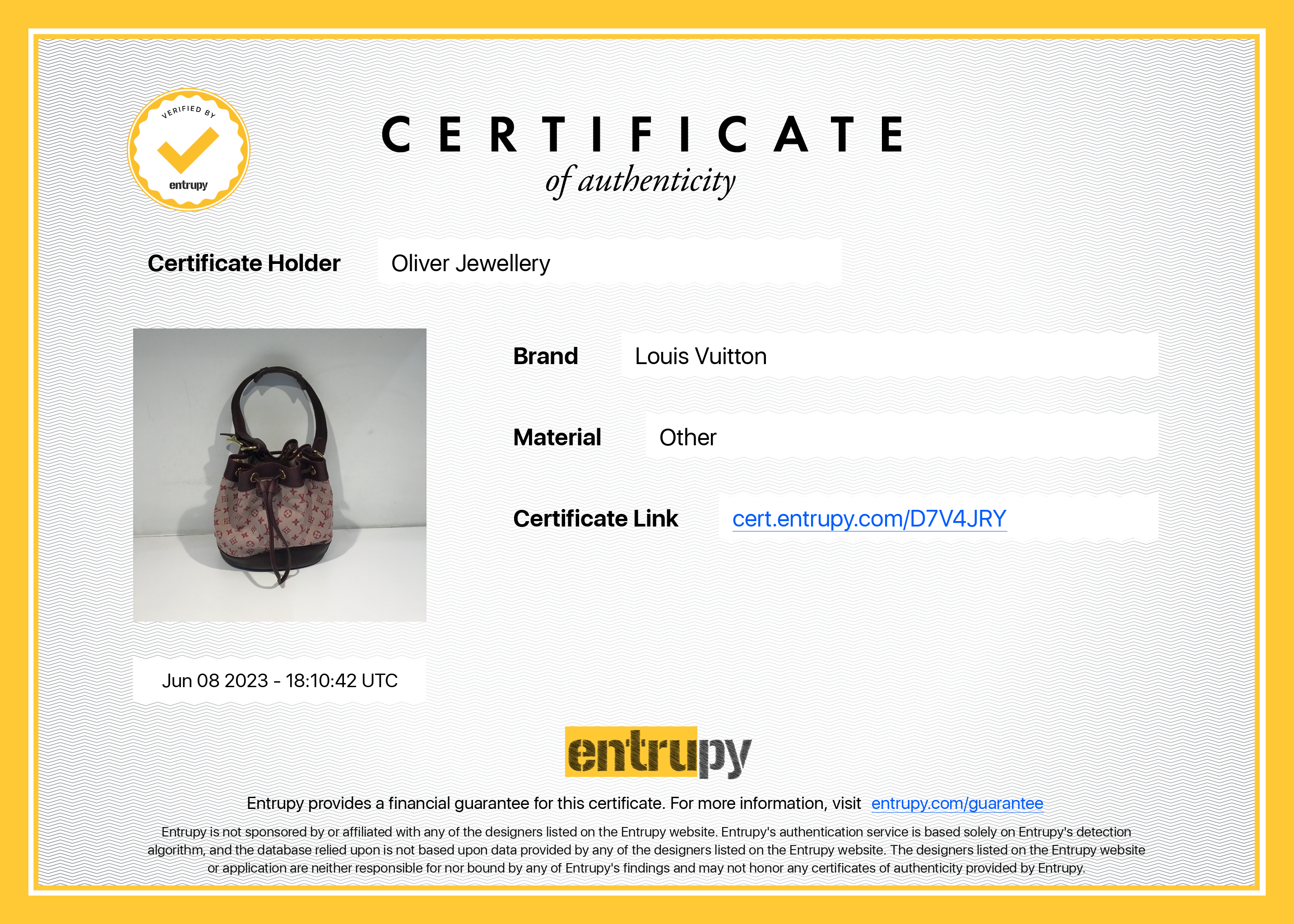 Louis Vuitton Monogram Mini Lin Noelie Bucket Bag