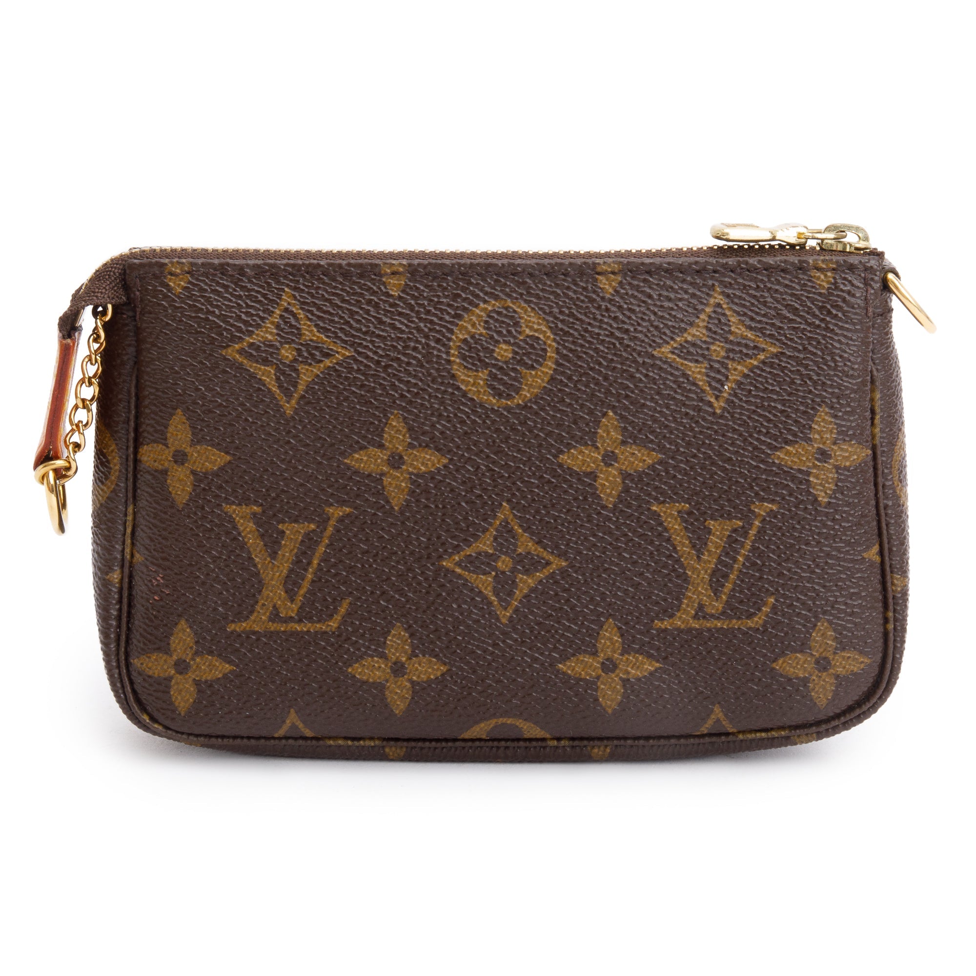 Louis Vuitton Monogram Mini Pochette Accessories w/ Box