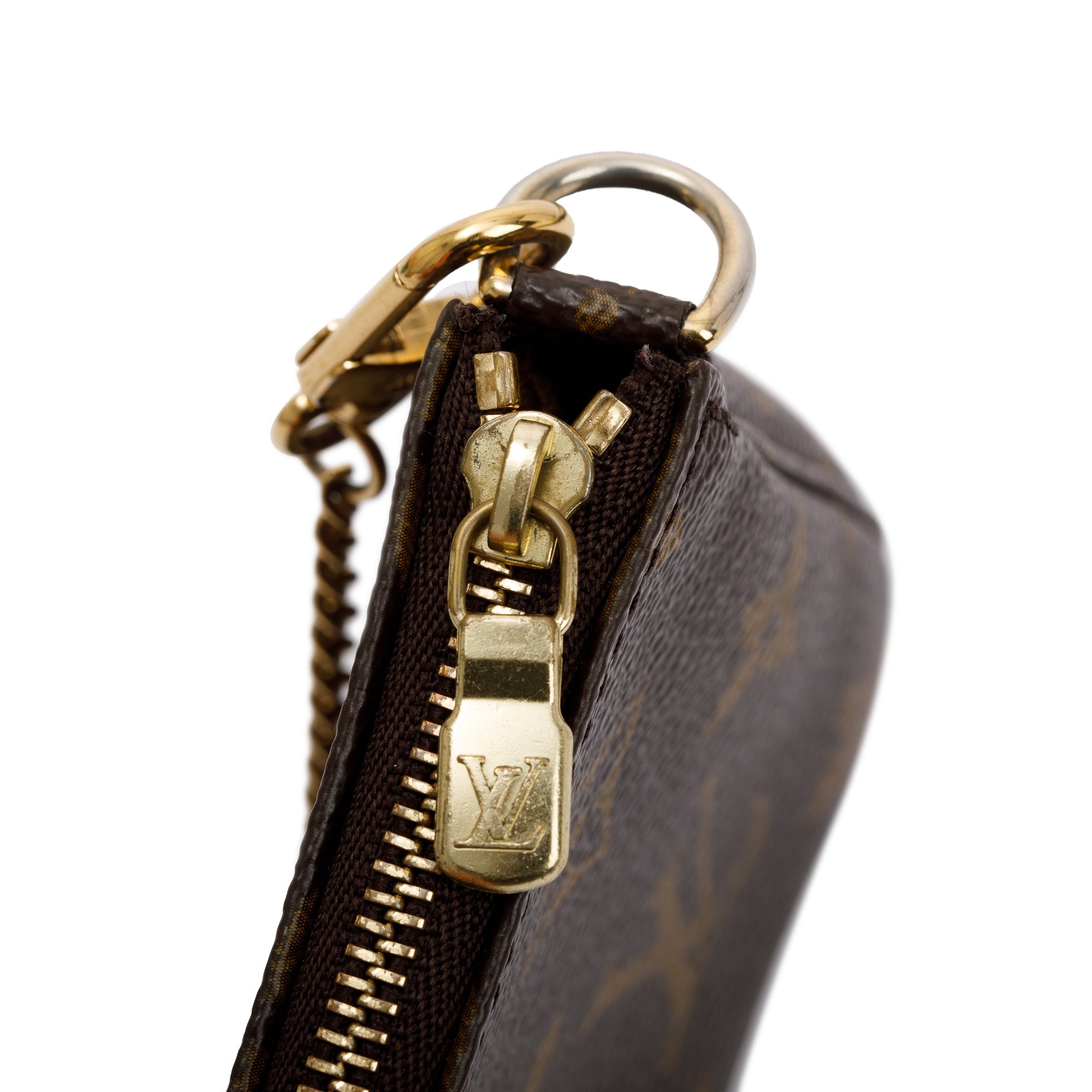 Louis Vuitton Monogram Mini Pochette Accessories w/ Box