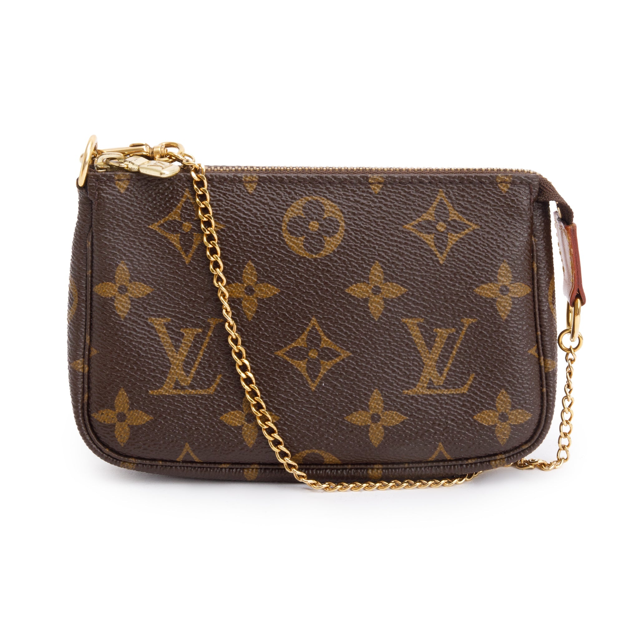 Louis Vuitton Monogram Mini Pochette Accessories w/ Box