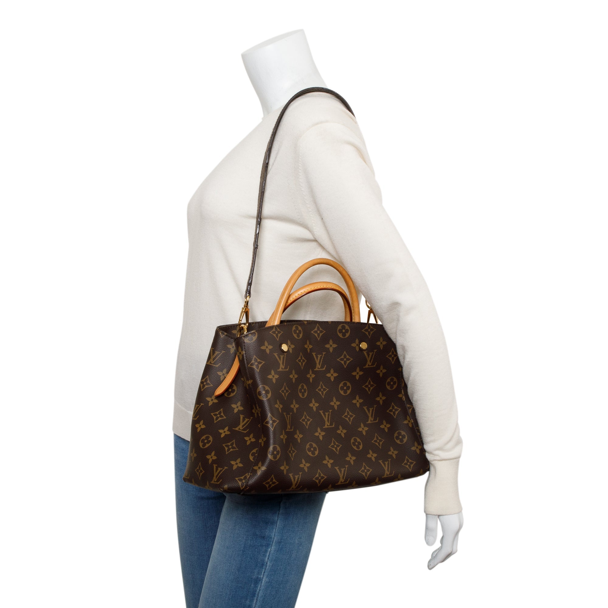 Louis Vuitton Monogram Montaigne MM w/ Strap